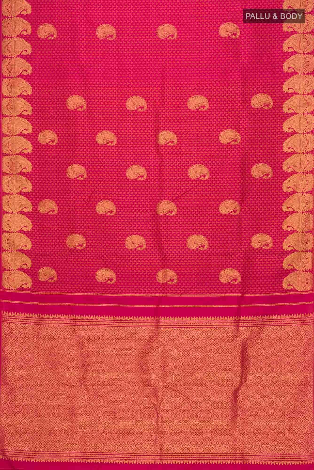 Pink Kanchipuram Silk Saree