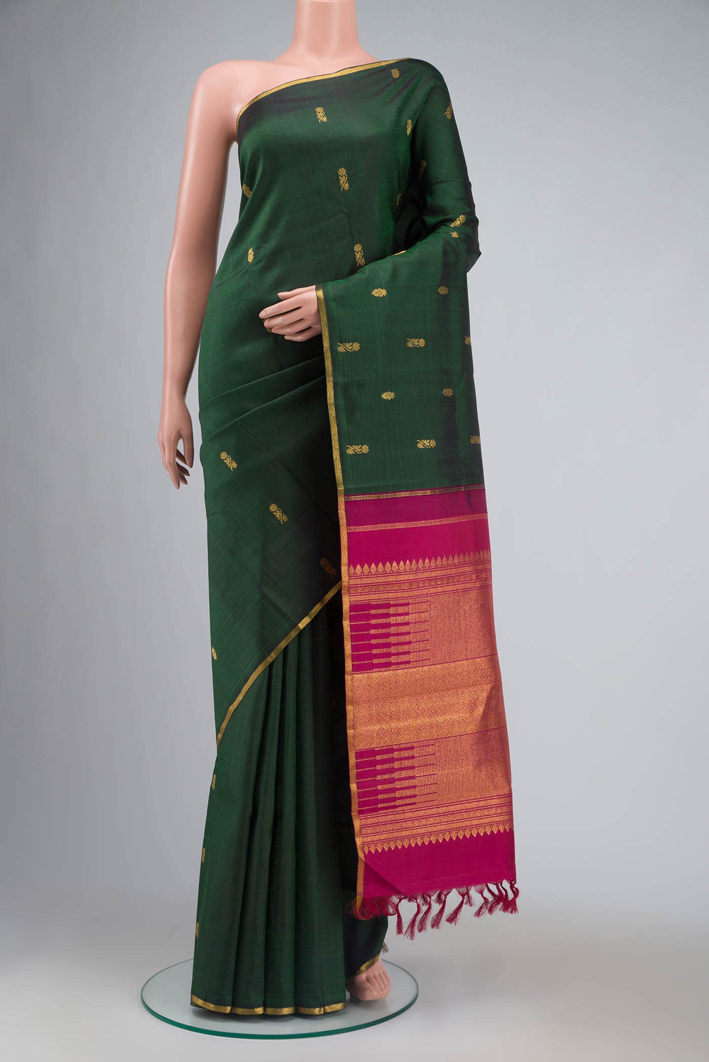 Green Kanchipuram Silk Saree