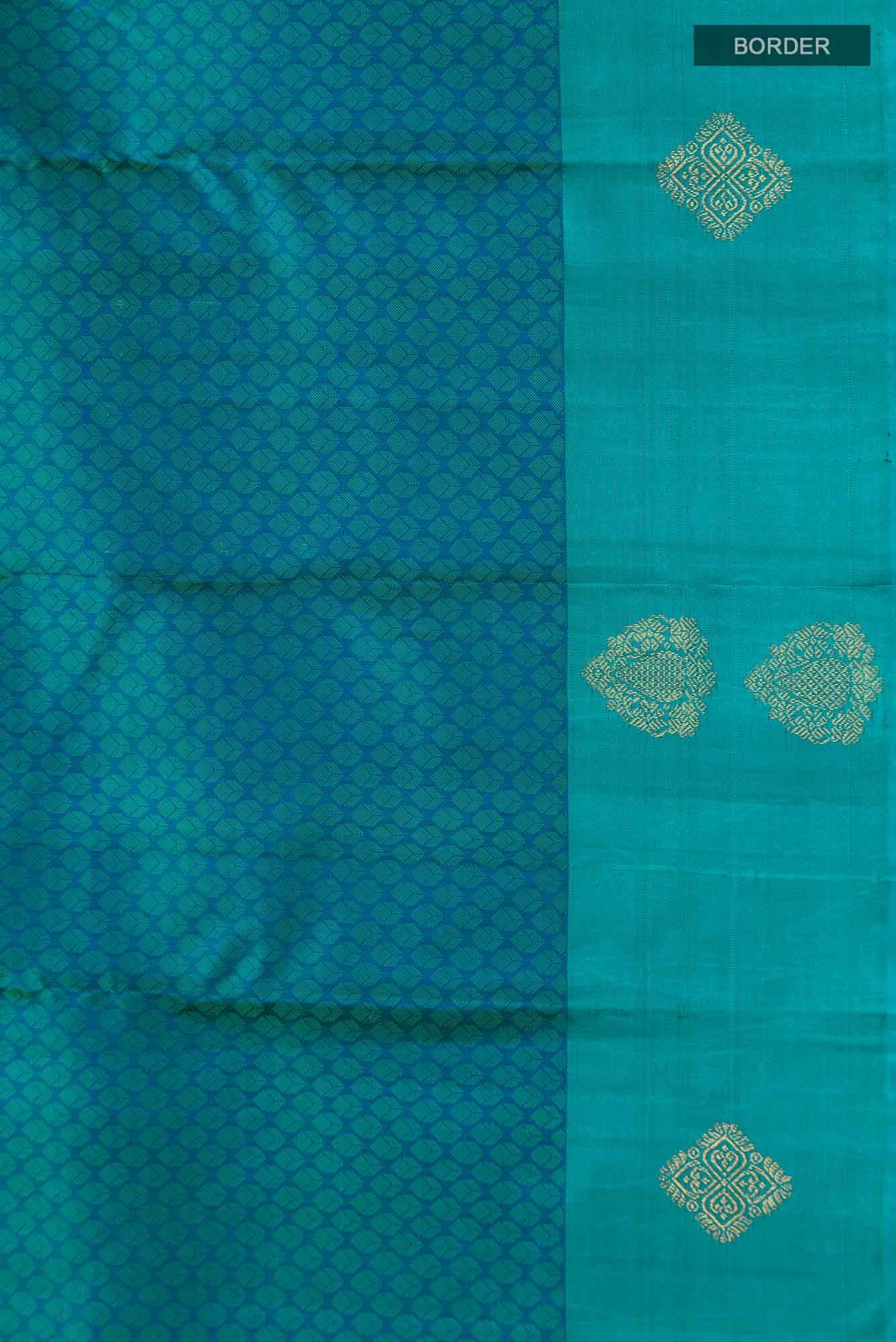 Blue Kanchipuram Silk Saree
