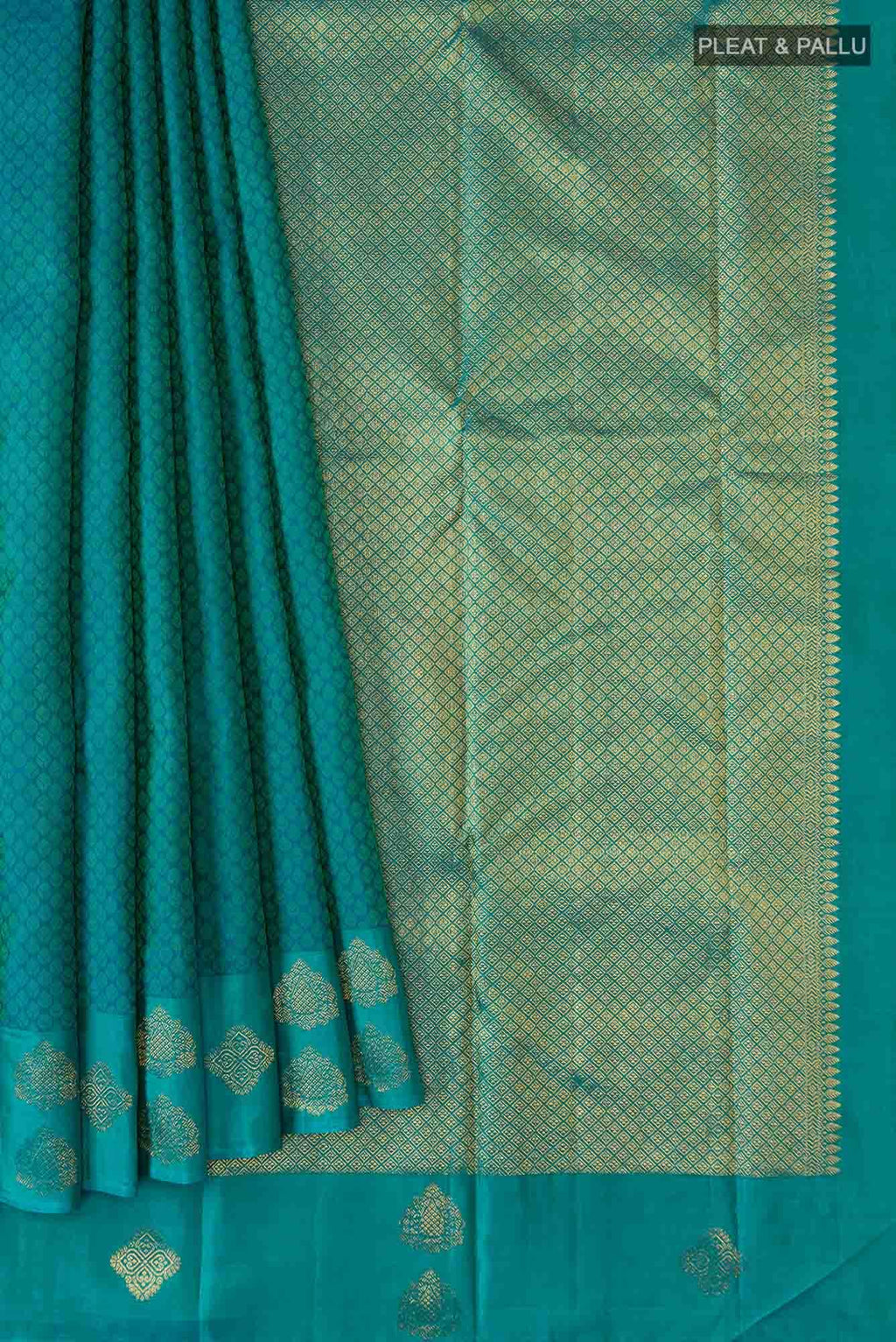 Blue Kanchipuram Silk Saree