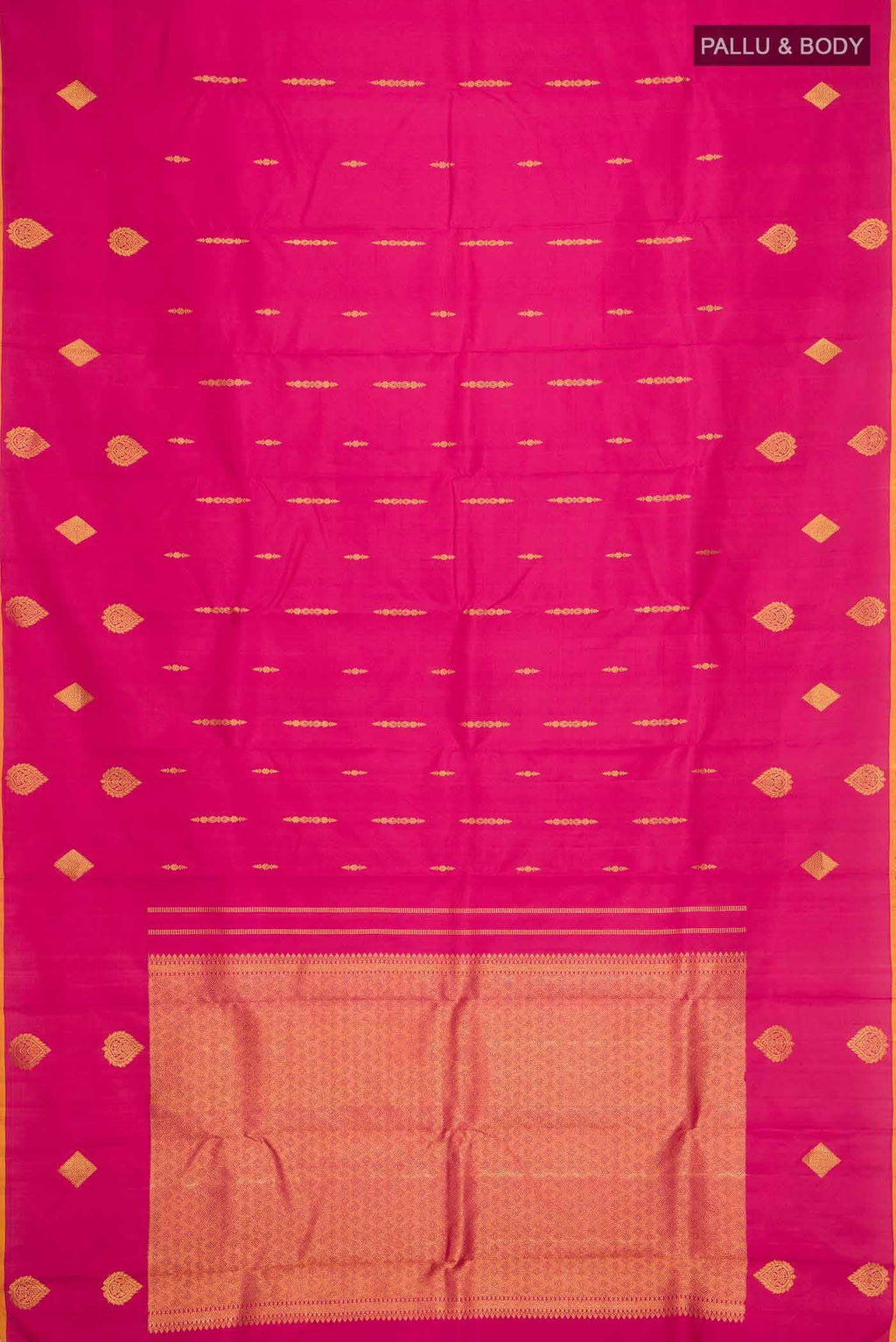Pink Kanchipuram Silk Saree