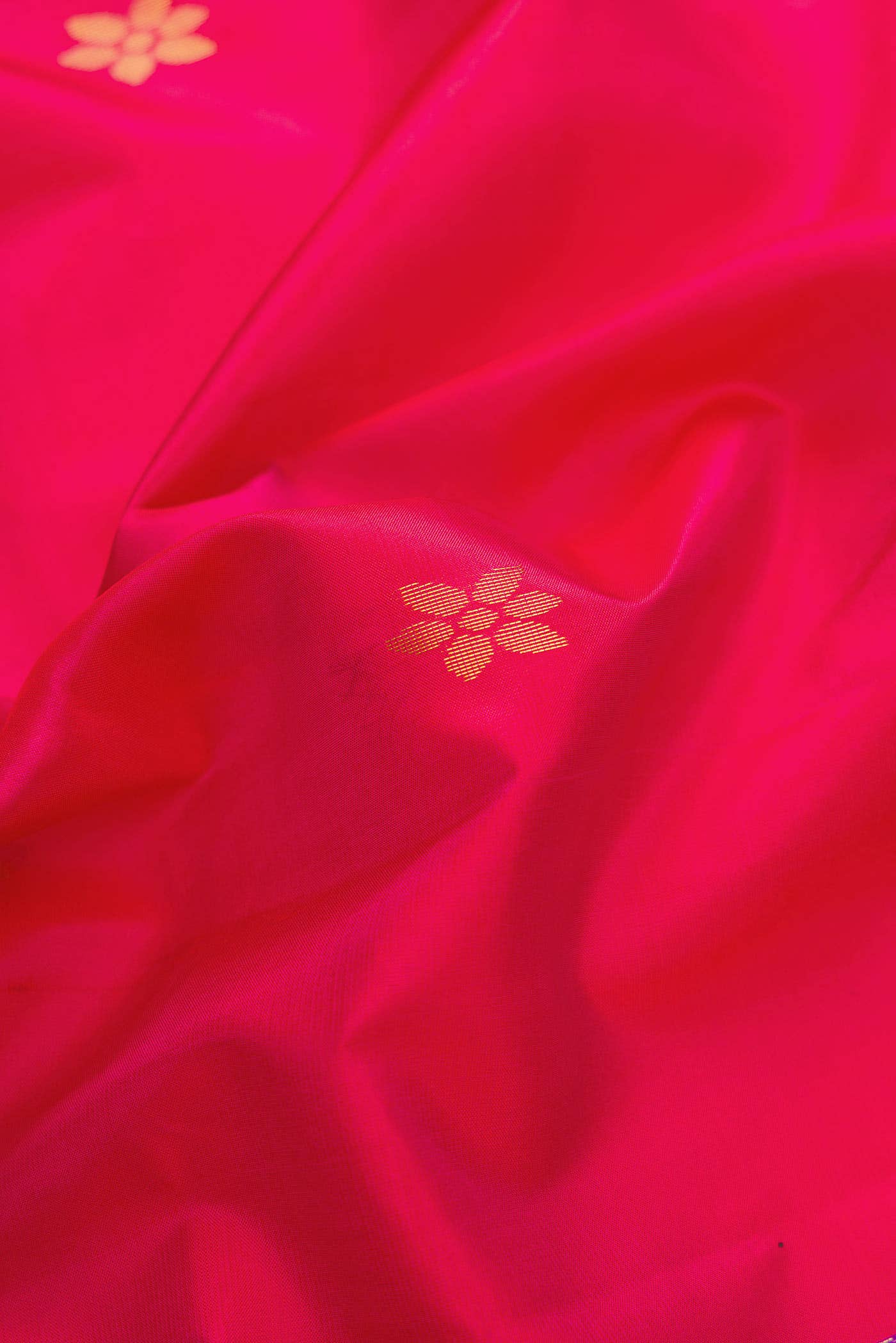 Dark Pink Dual Tone Soft Silk Saree