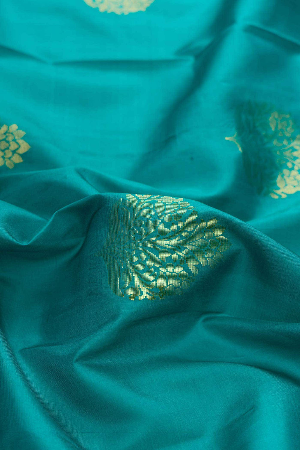 Green Dual Tone Soft Silk Saree
