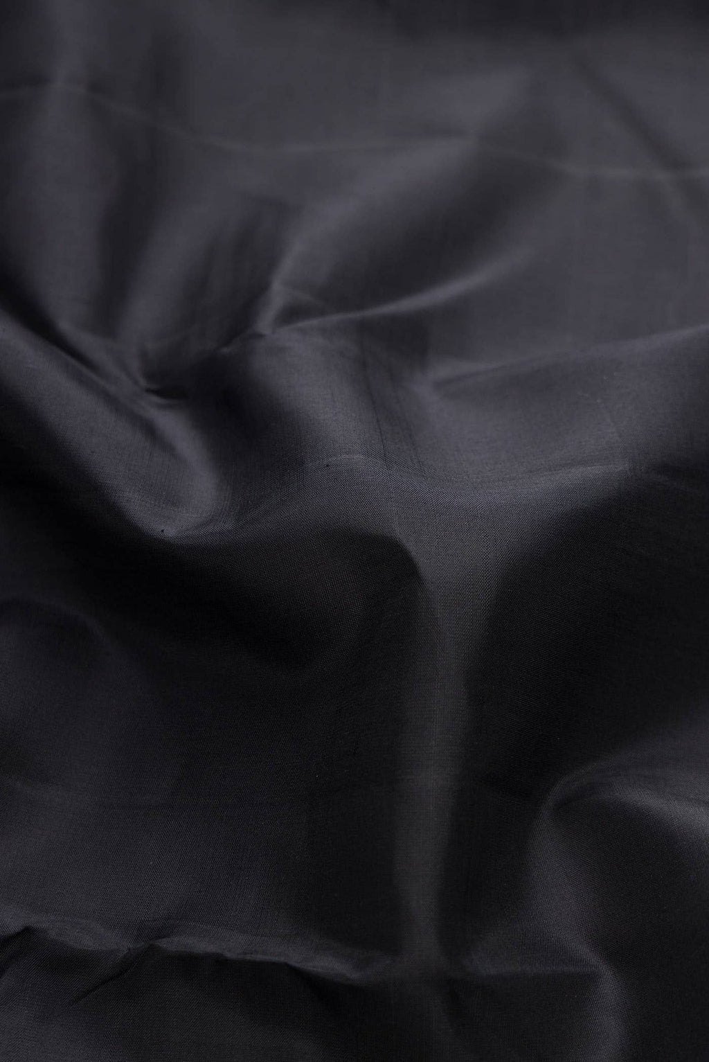 Pure Silk Pure Zari Black Dual Tone Kanchipuram Saree