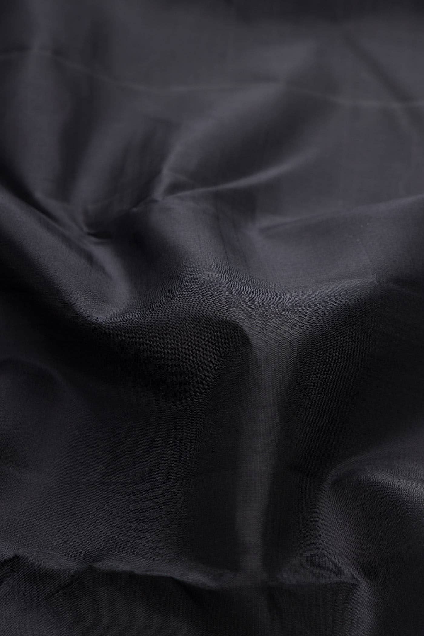 Pure Silk Pure Zari Black Dual Tone Kanchipuram Saree