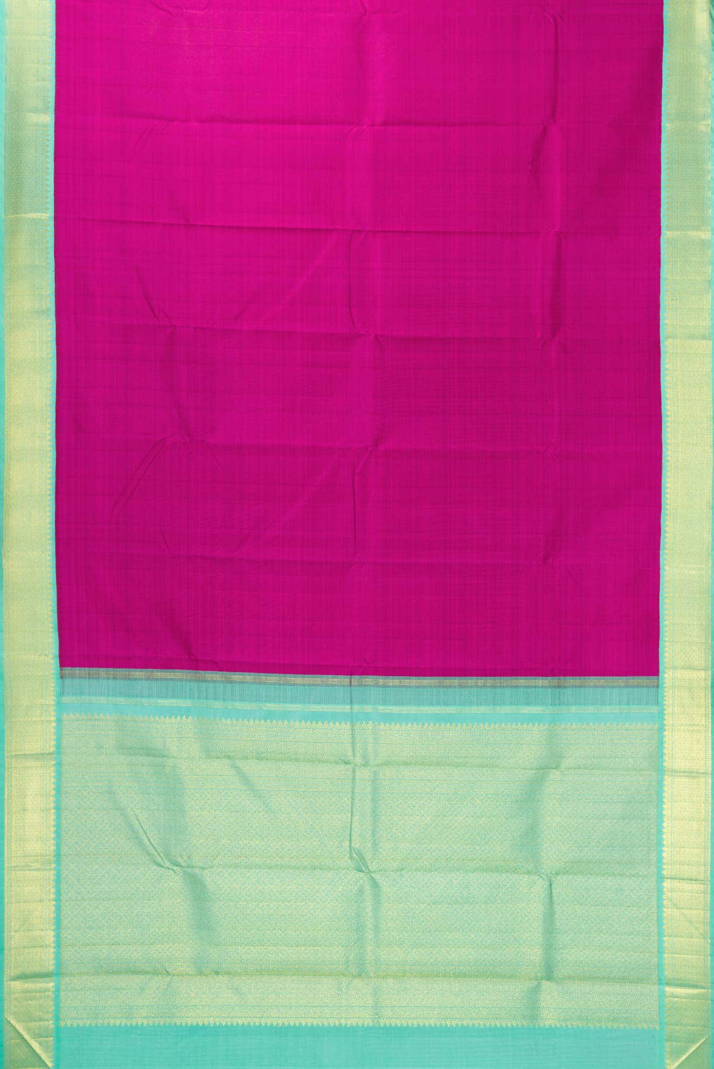 Rani Pink Dual Tone Kanchipuram Silk Saree