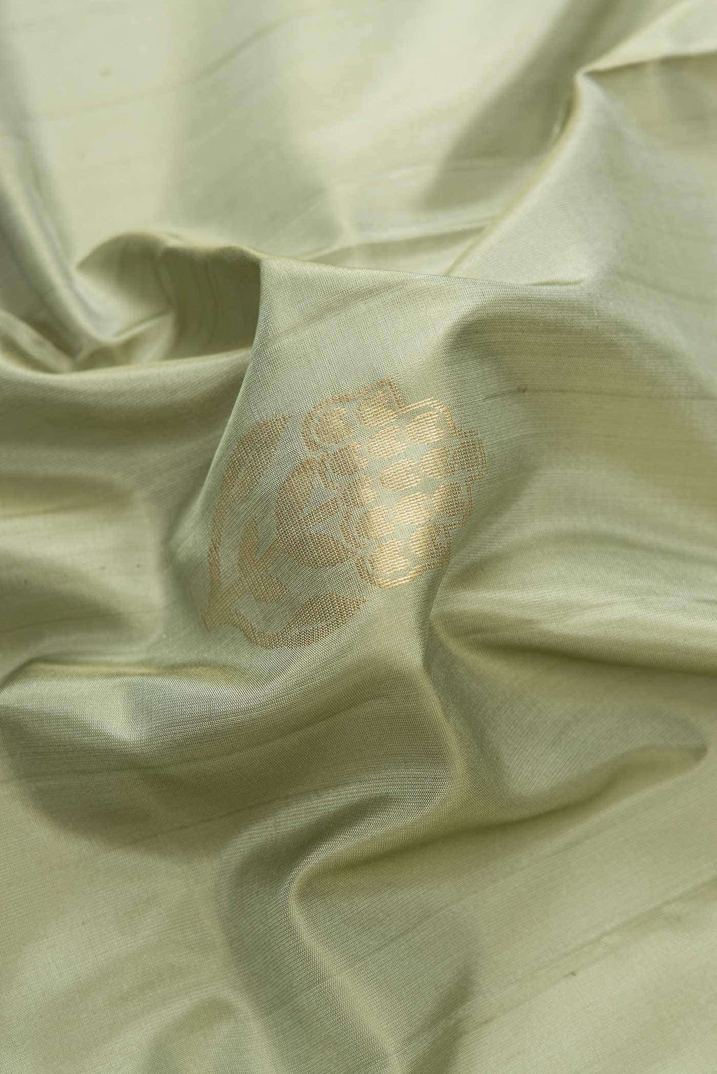 Pista Green Dual Tone Soft Silk Saree