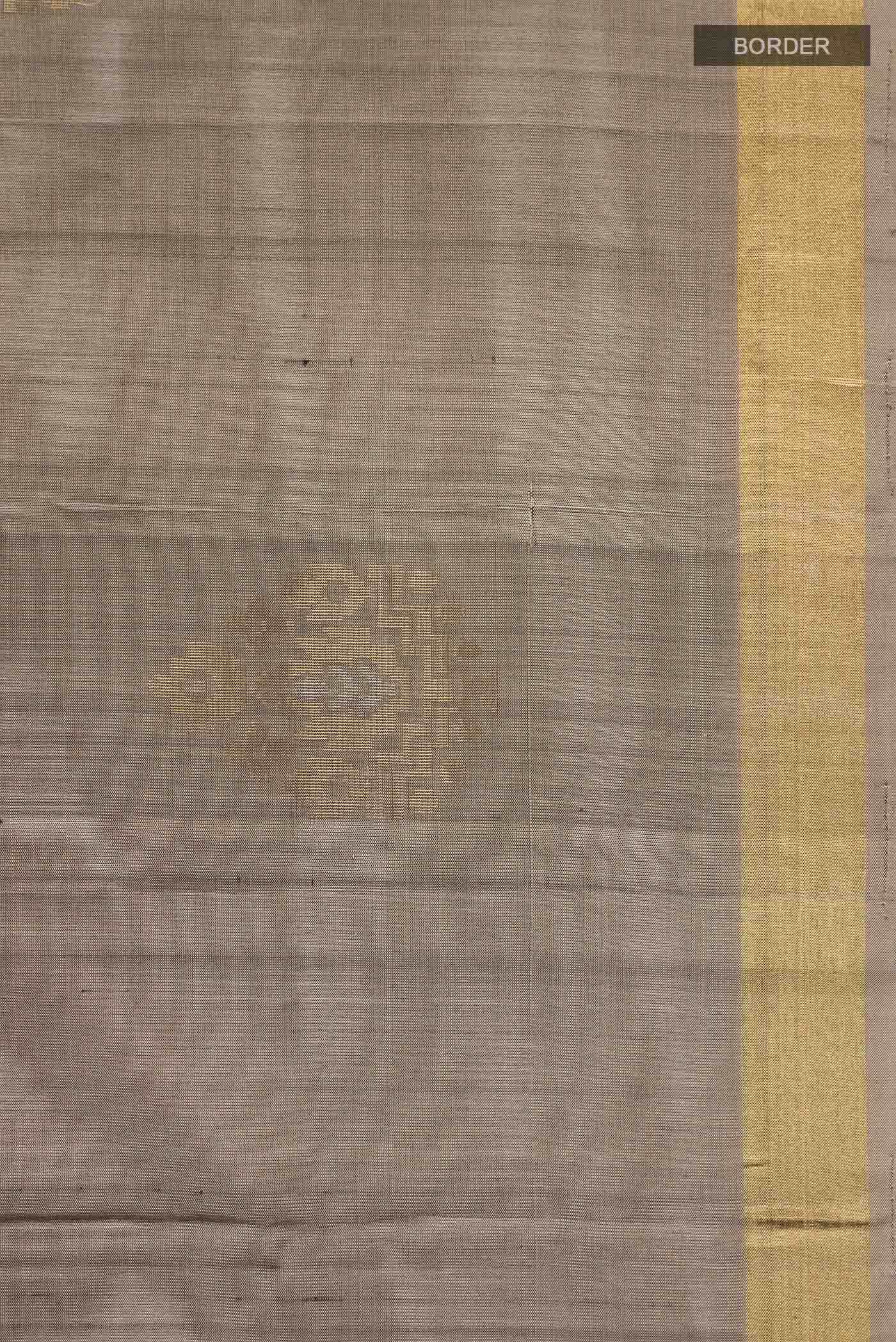 Grey Soft Silk Saree