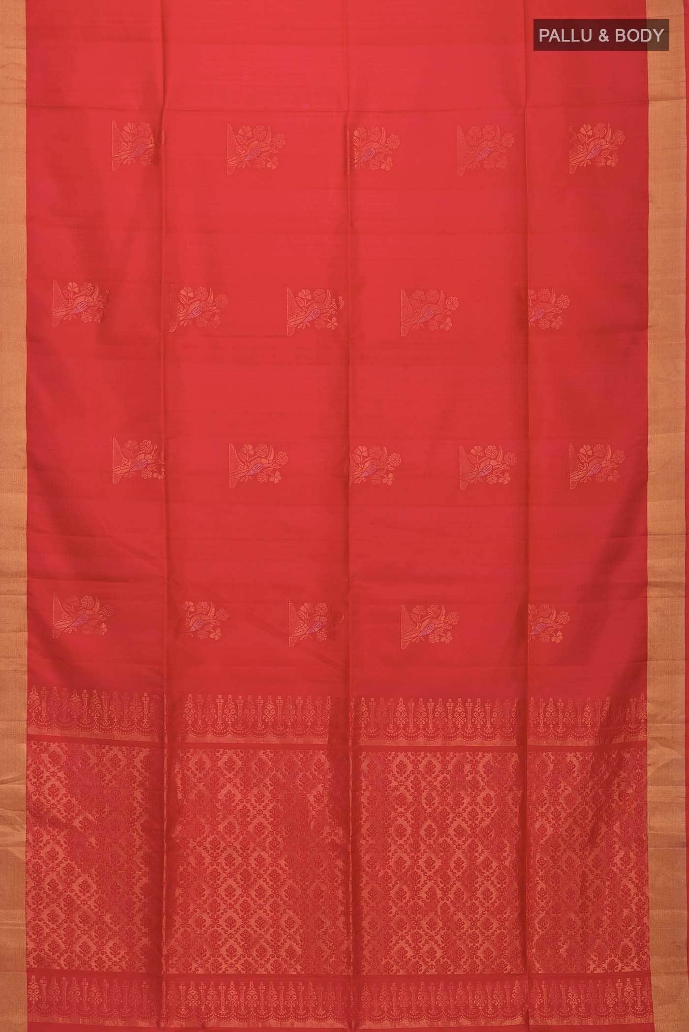 Red Soft Silk Saree