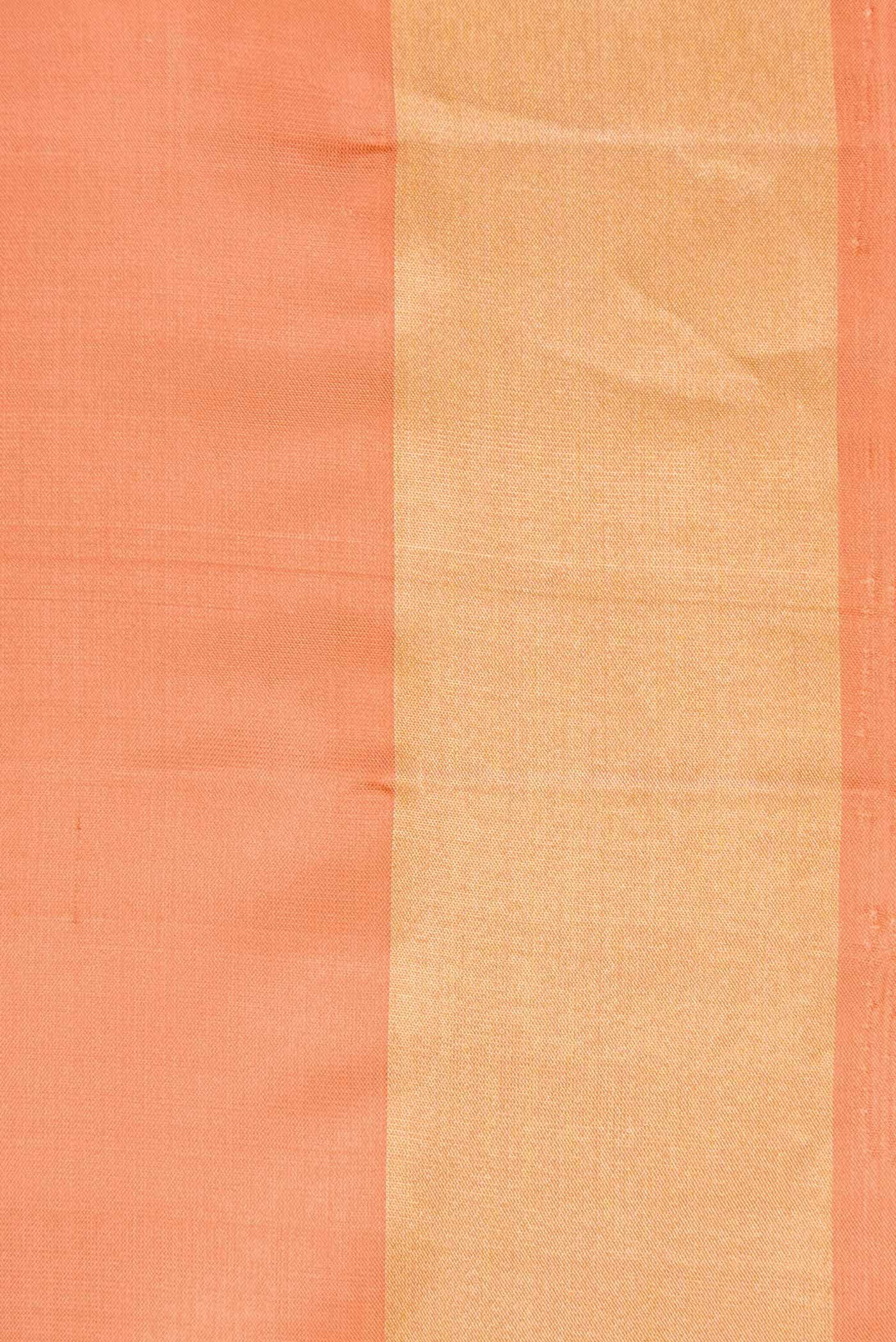 Peach Dual Tone Soft Silk Saree