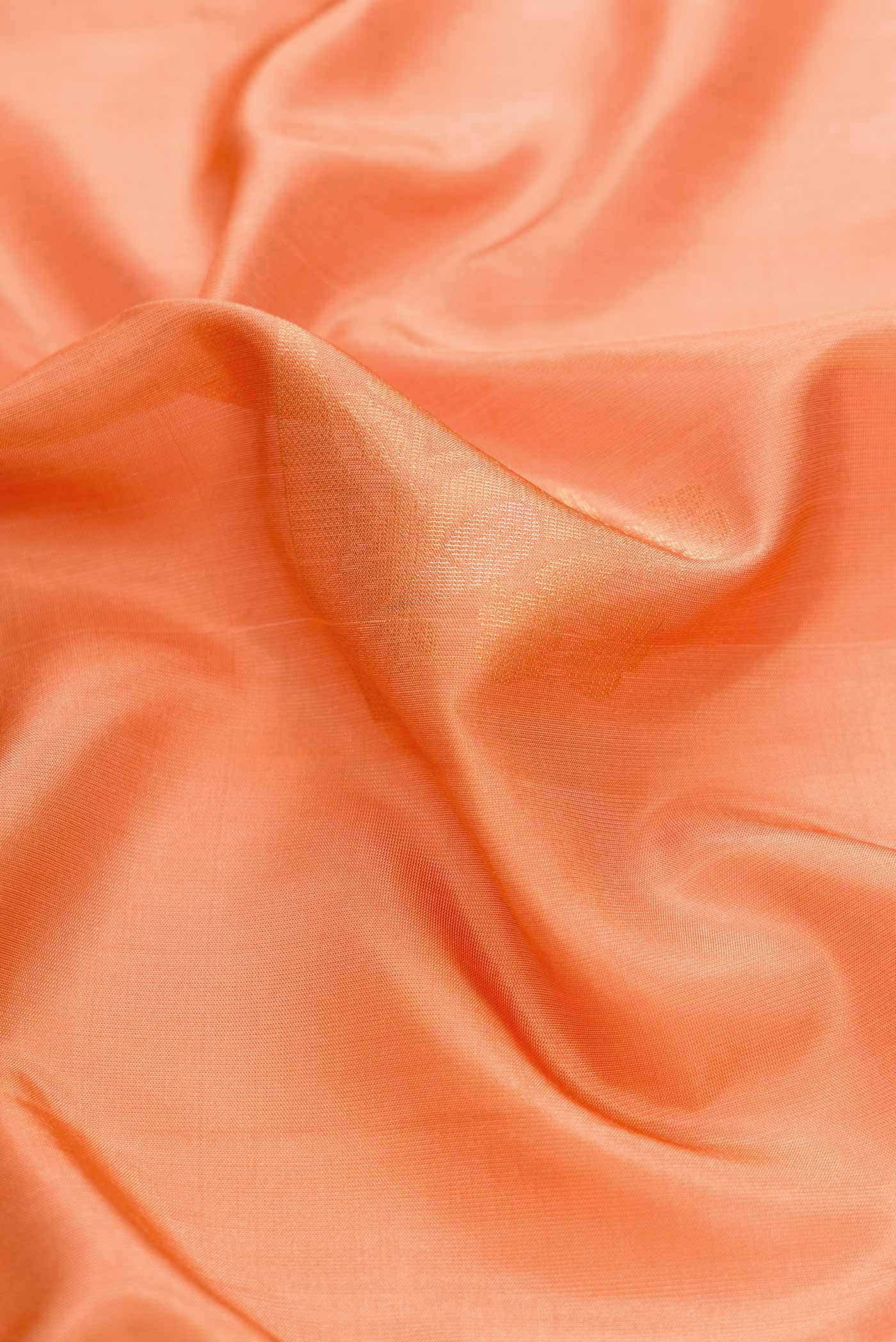 Peach Dual Tone Soft Silk Saree