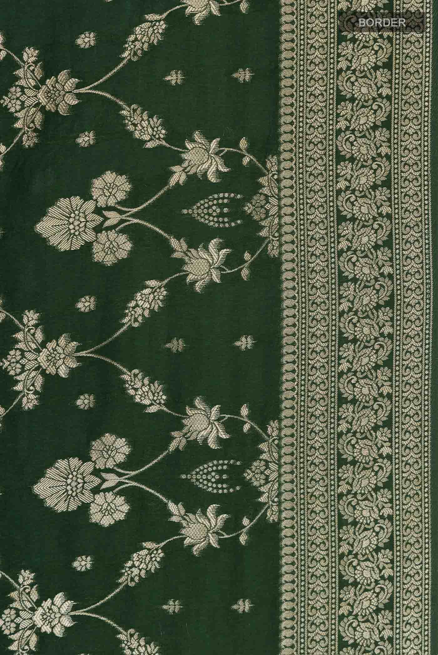 Green Georgette Saree