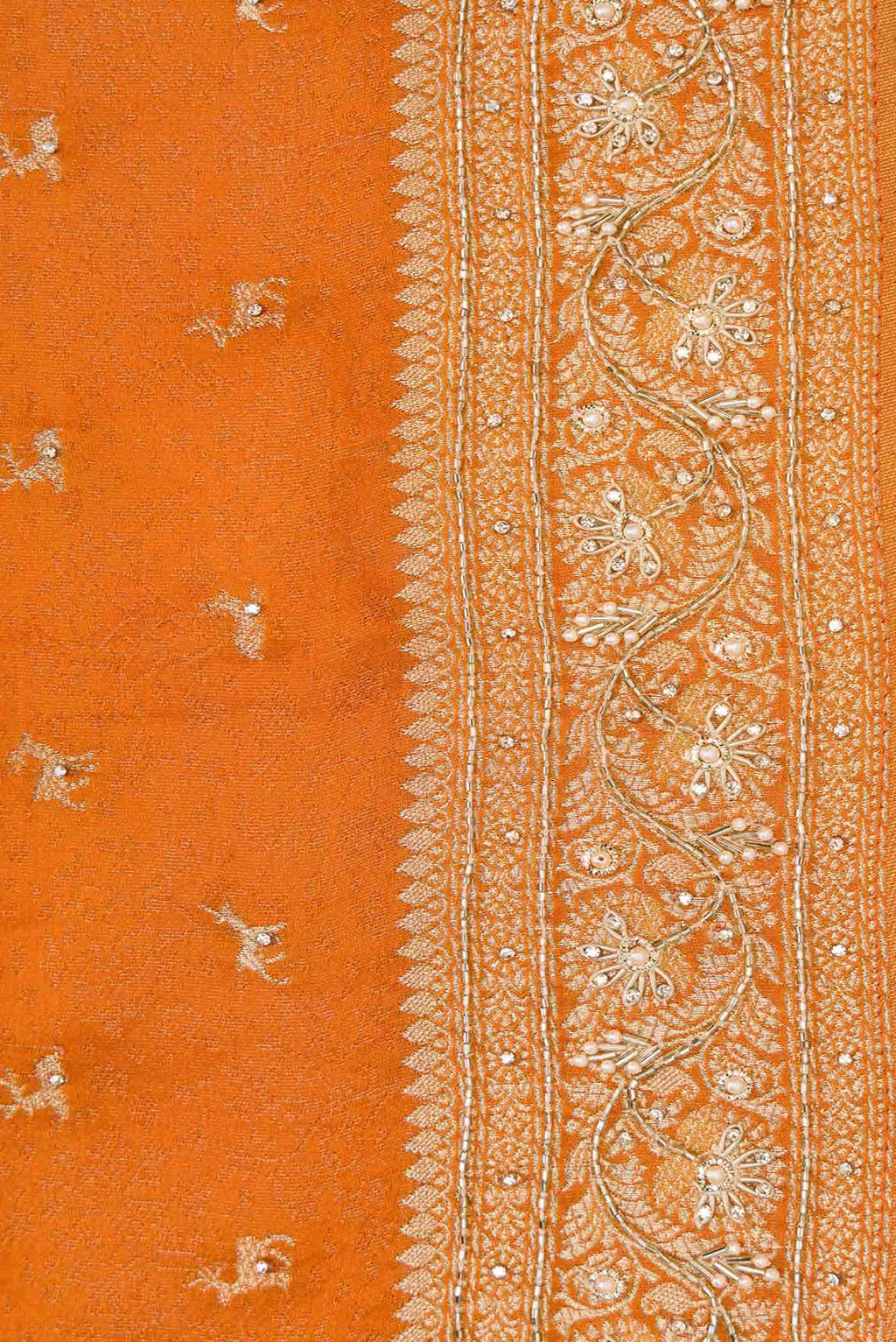 Mustard Dual Tone Mysore Georgette Saree