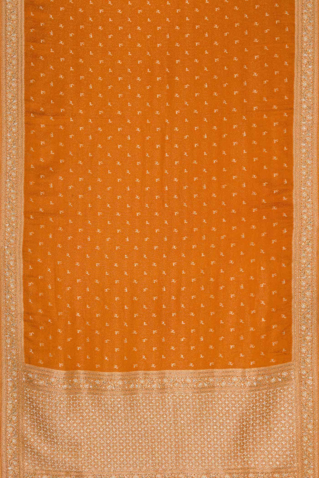 Mustard Dual Tone Mysore Georgette Saree