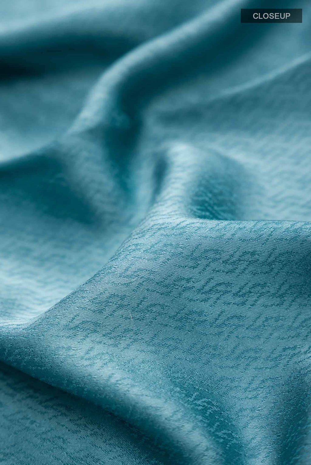 Blue Crepe Saree