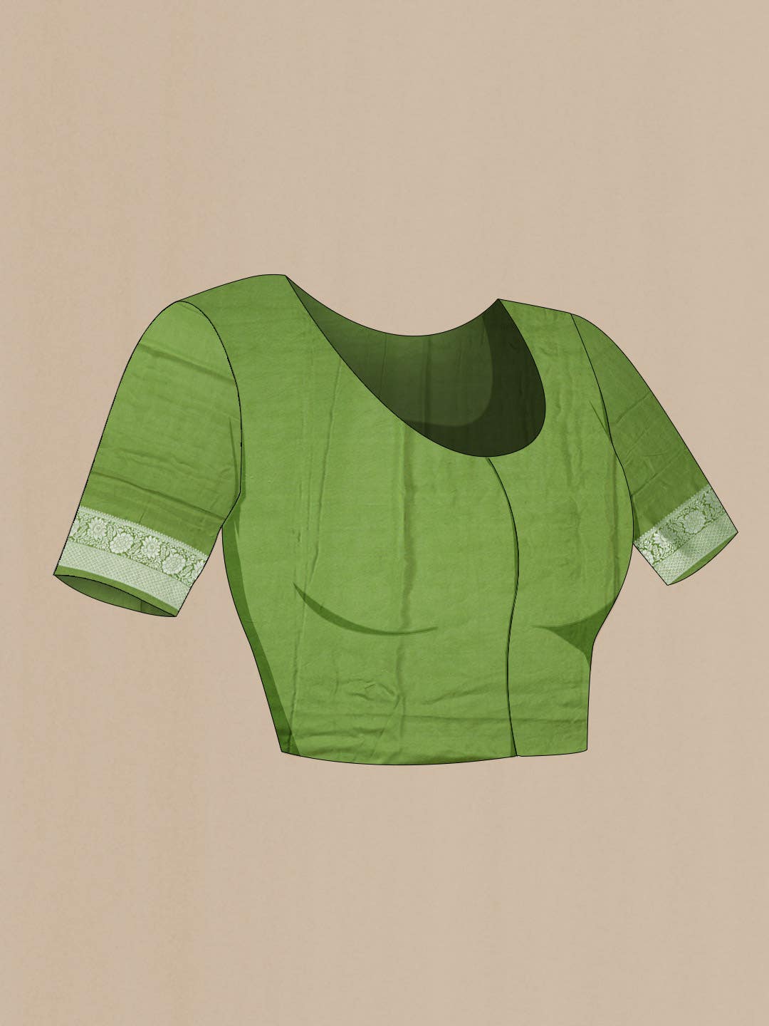 Green Georgette Saree