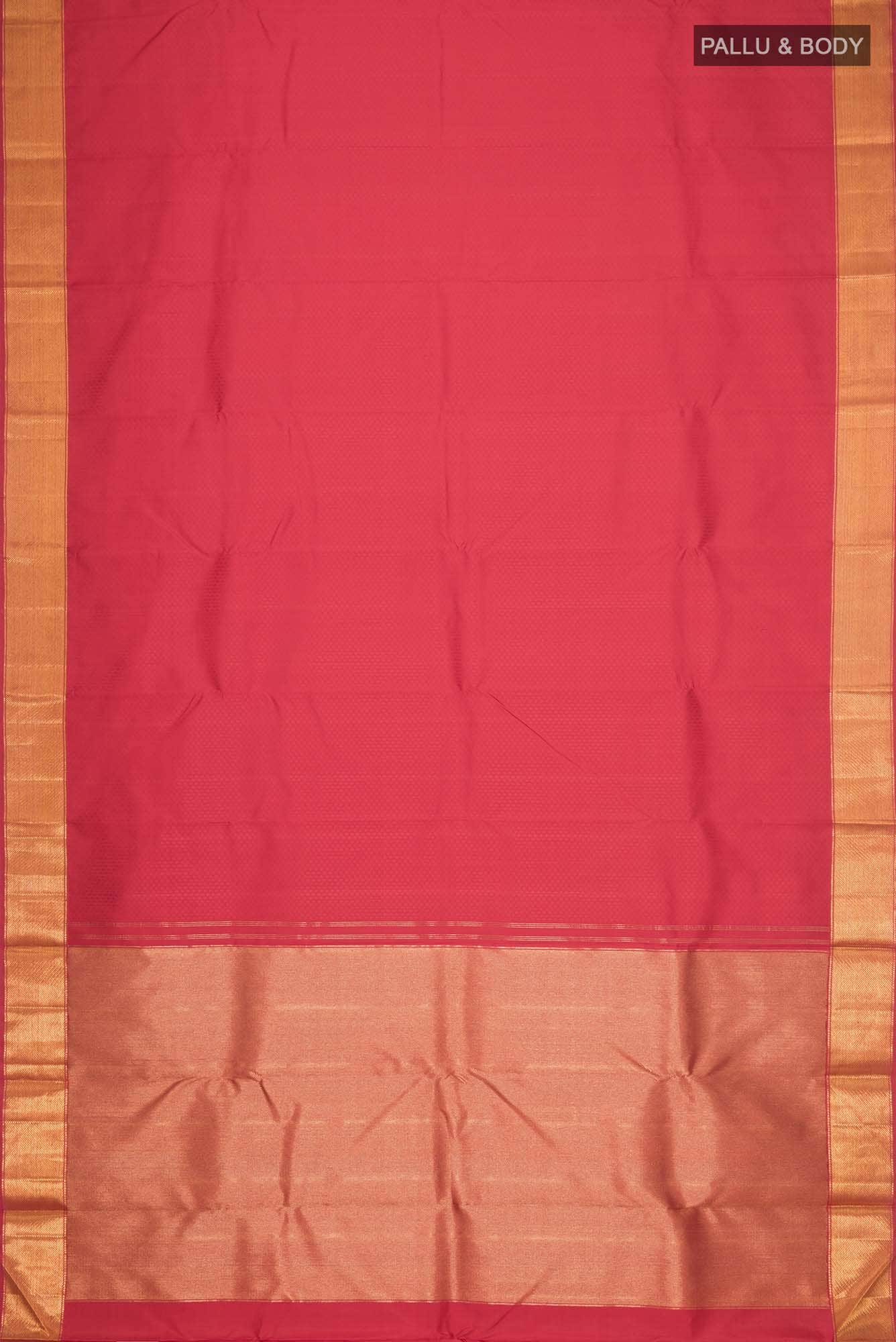 Pure Silk Pure Zari Red Kanchipuram Saree