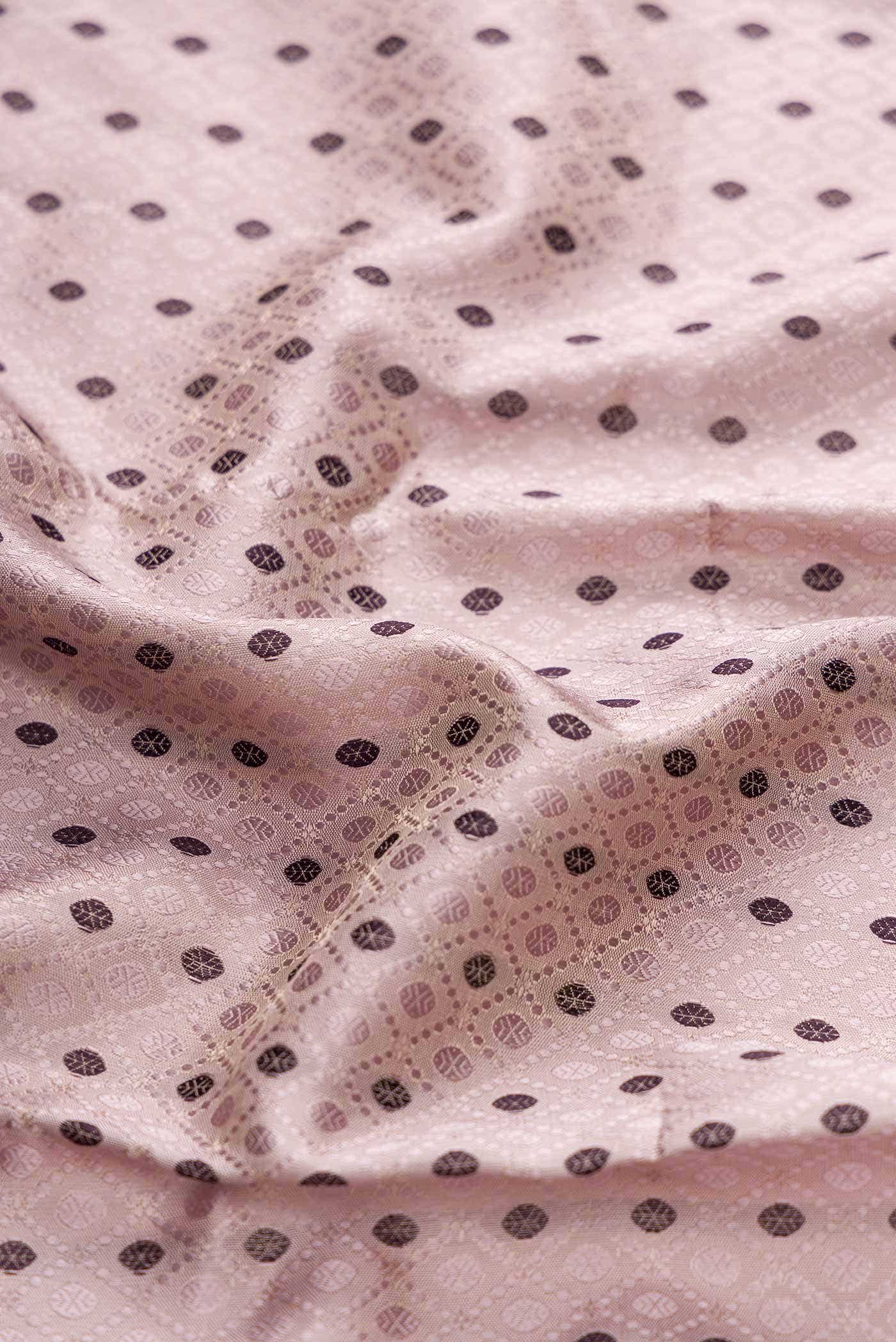 Pure Silk Pure Zari Lilac Dual Tone Kanchipuram Saree
