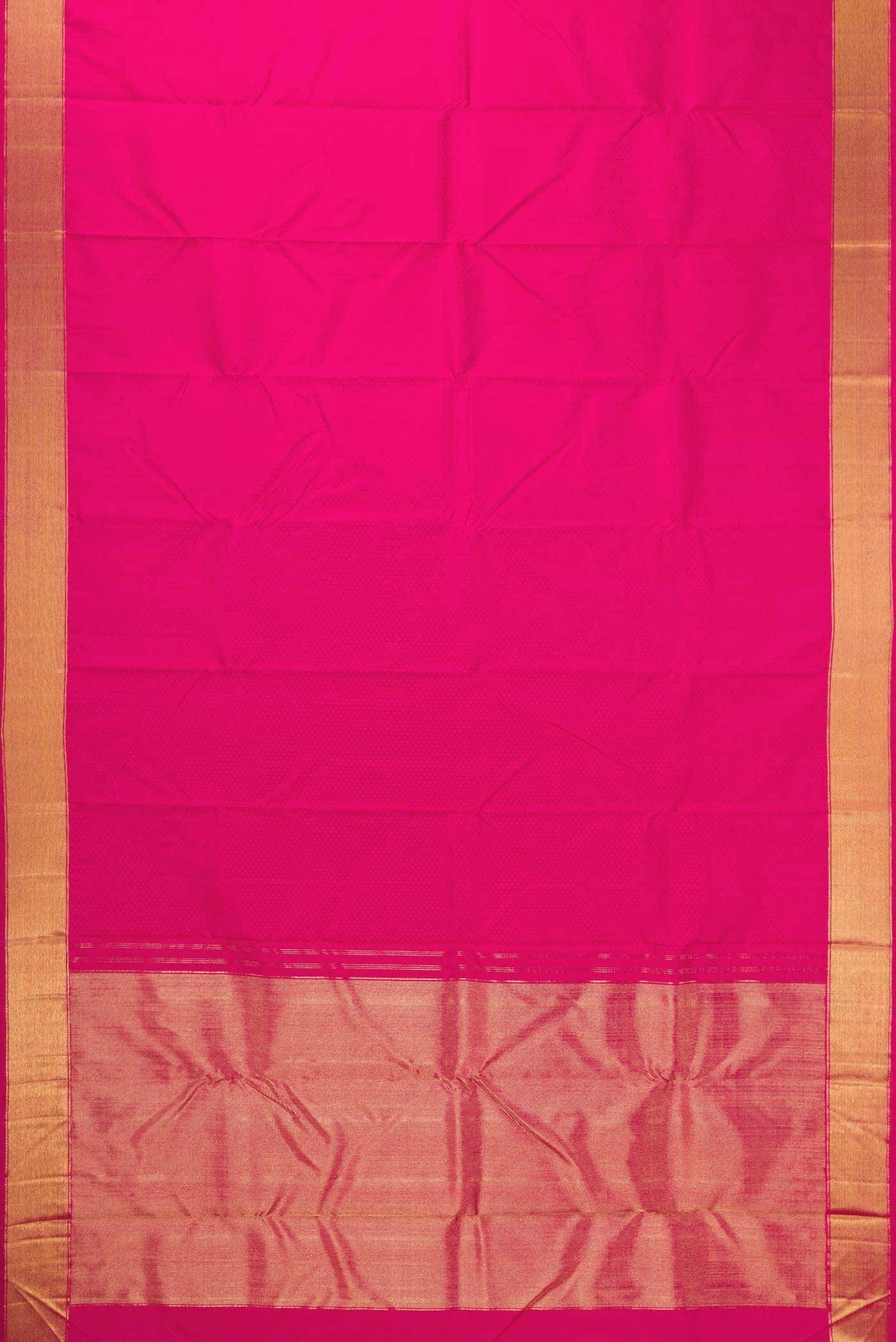 Pure Silk Pure Zari Pink Dual Tone Kanchipuram Saree