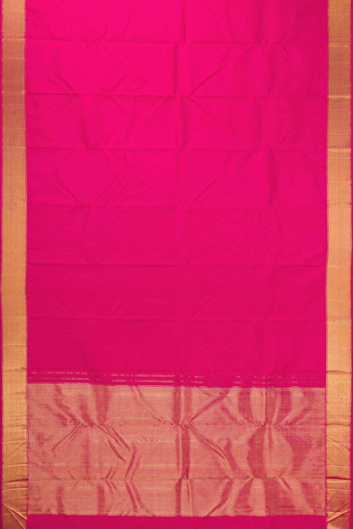 Pure Silk Pure Zari Pink Dual Tone Kanchipuram Saree