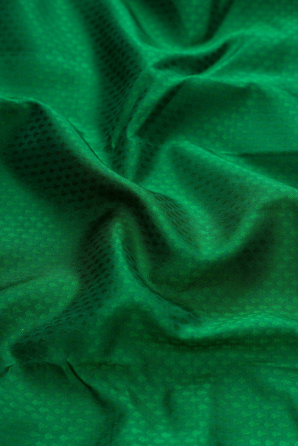 Pure Silk Pure Zari Green Dual Tone Kanchipuram Saree