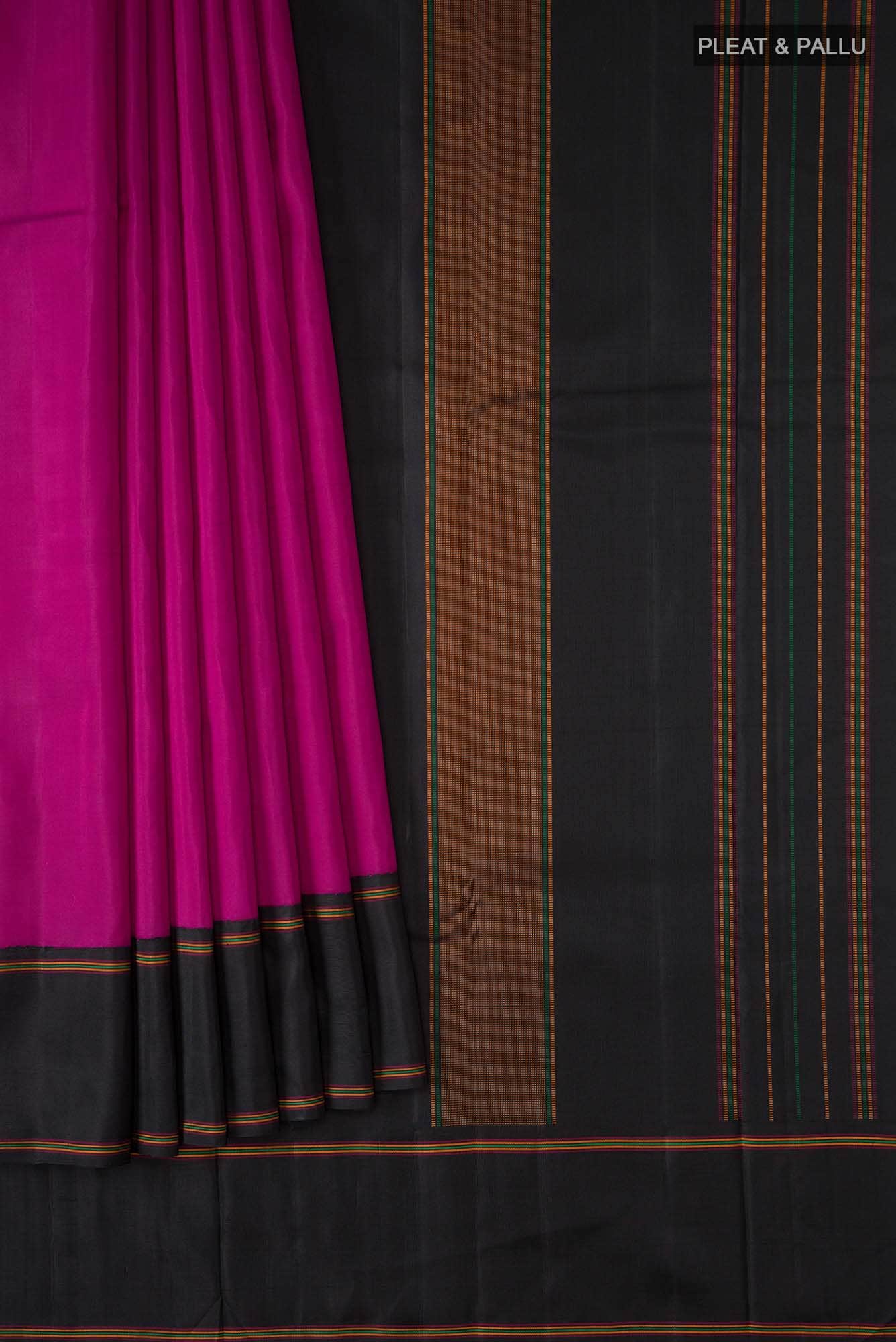 Light Magenta Kanchipuram Silk Saree