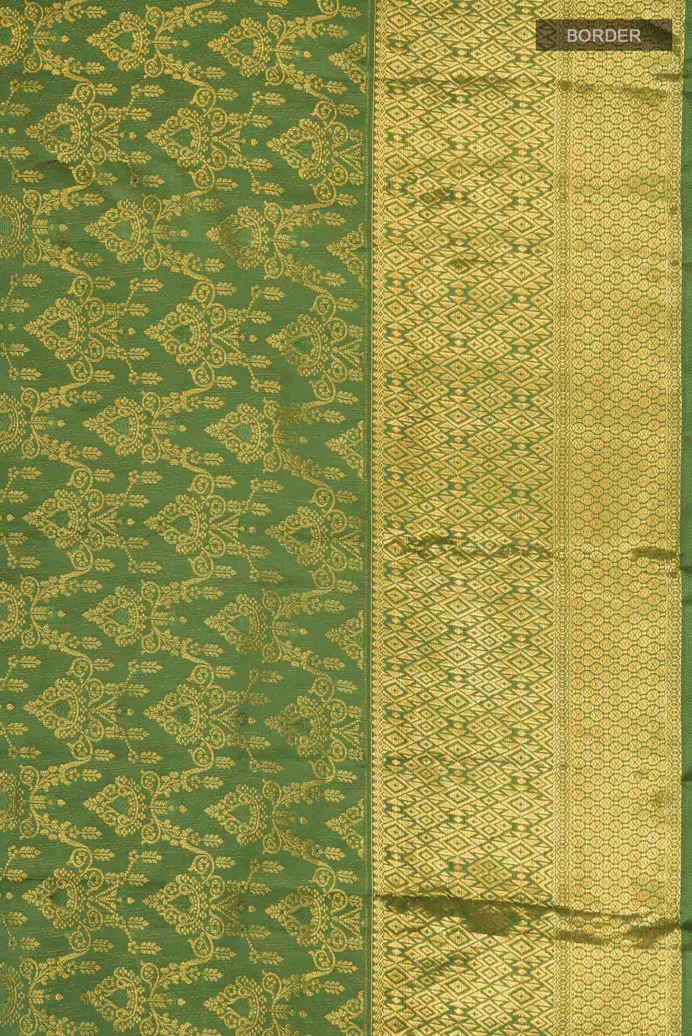 Green Kanchipuram Silk Saree
