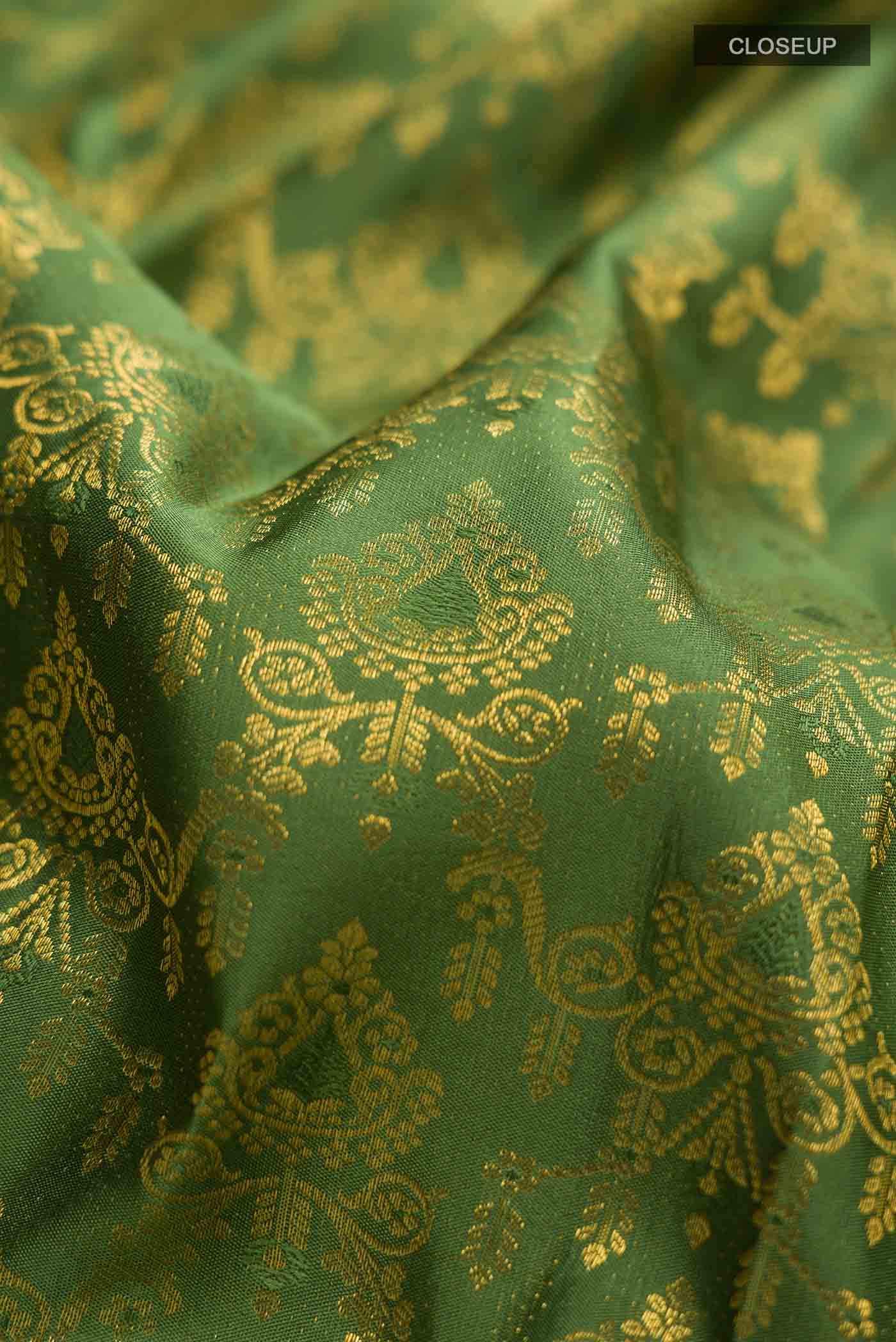 Green Kanchipuram Silk Saree