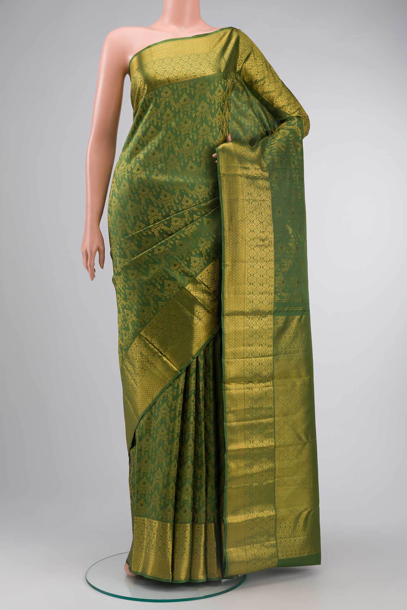 Green Kanchipuram Silk Saree
