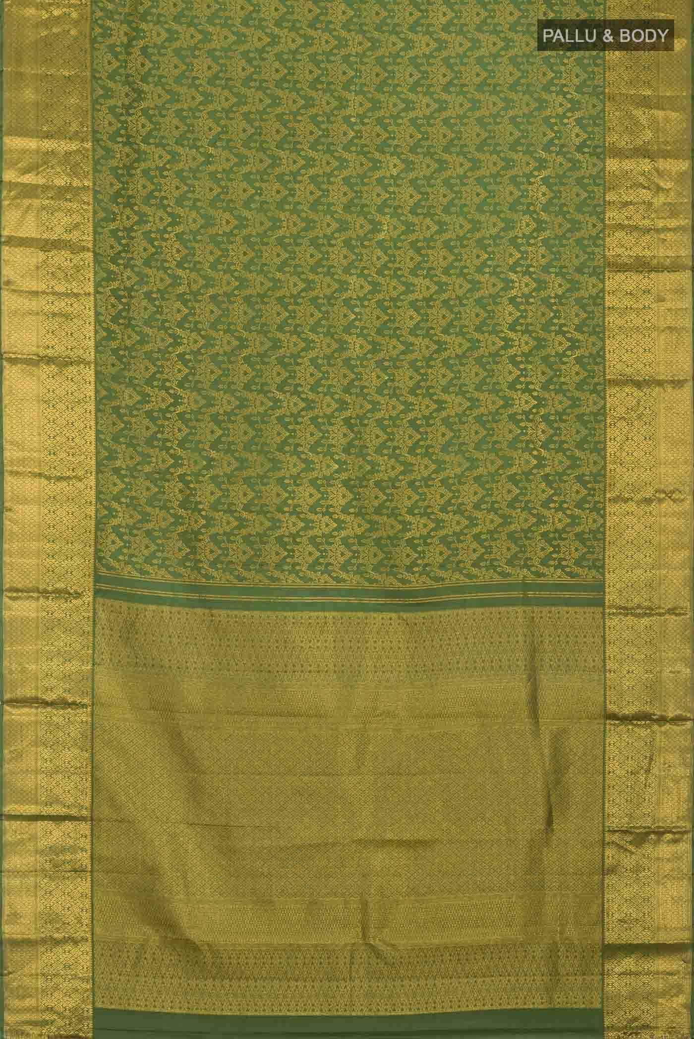 Green Kanchipuram Silk Saree