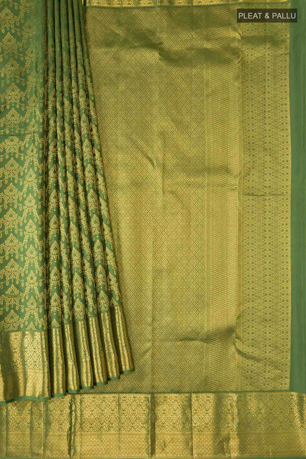 Green Kanchipuram Silk Saree