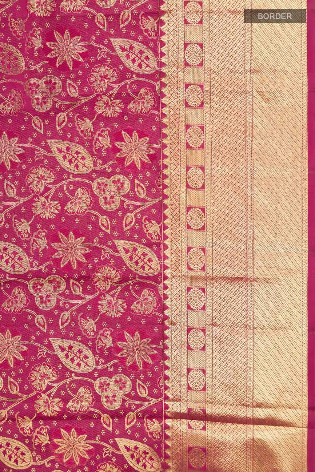 Maroon Kanchipuram Silk Saree