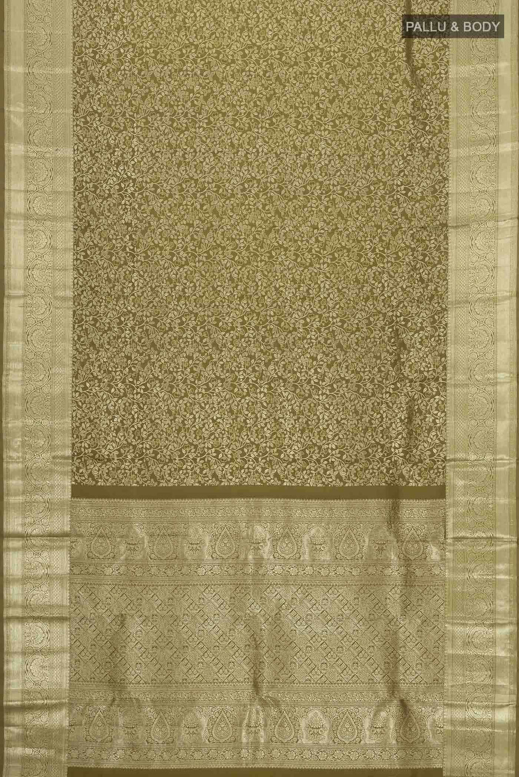 Green Kanchipuram Silk Saree