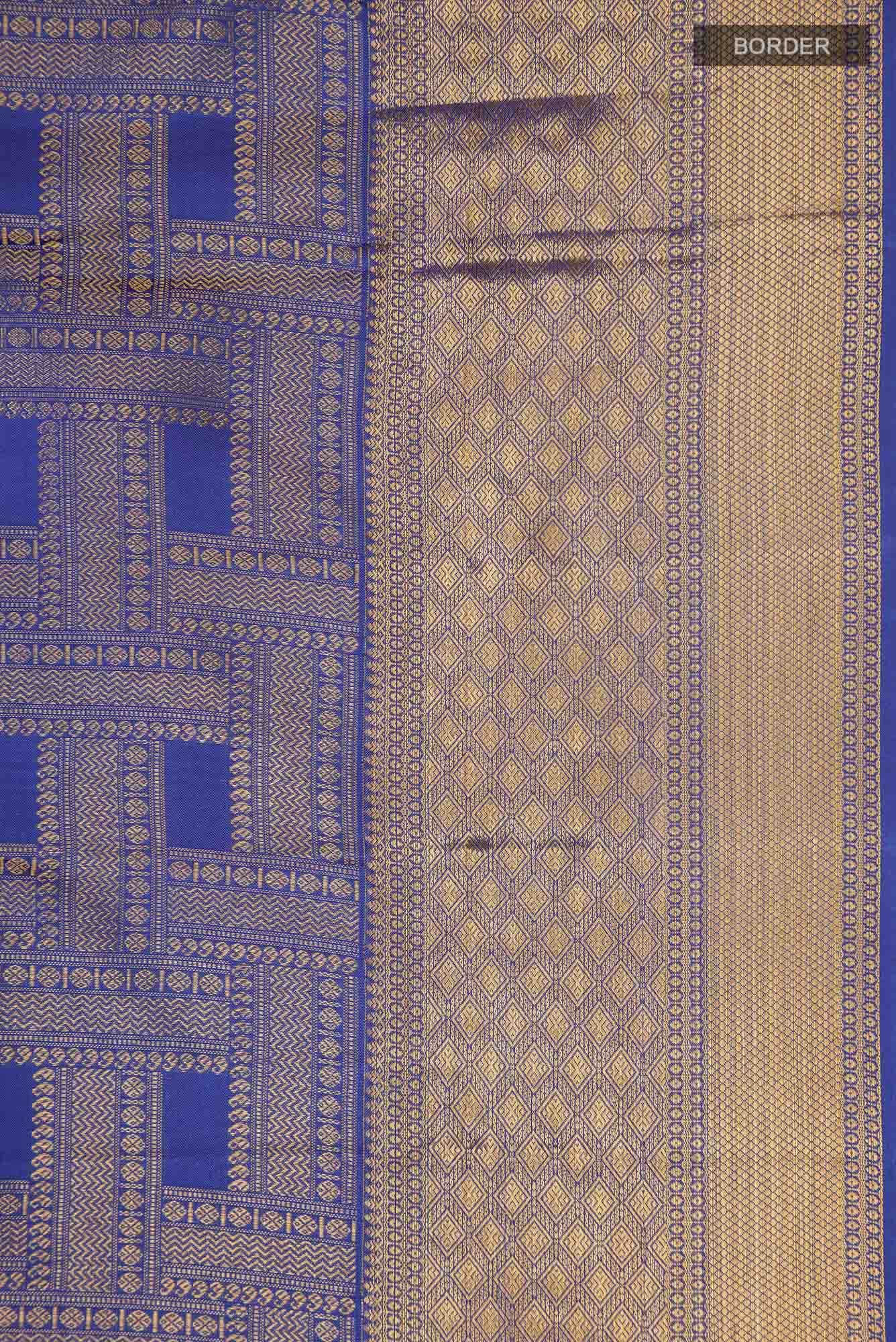 Blue Kanchipuram Silk Saree