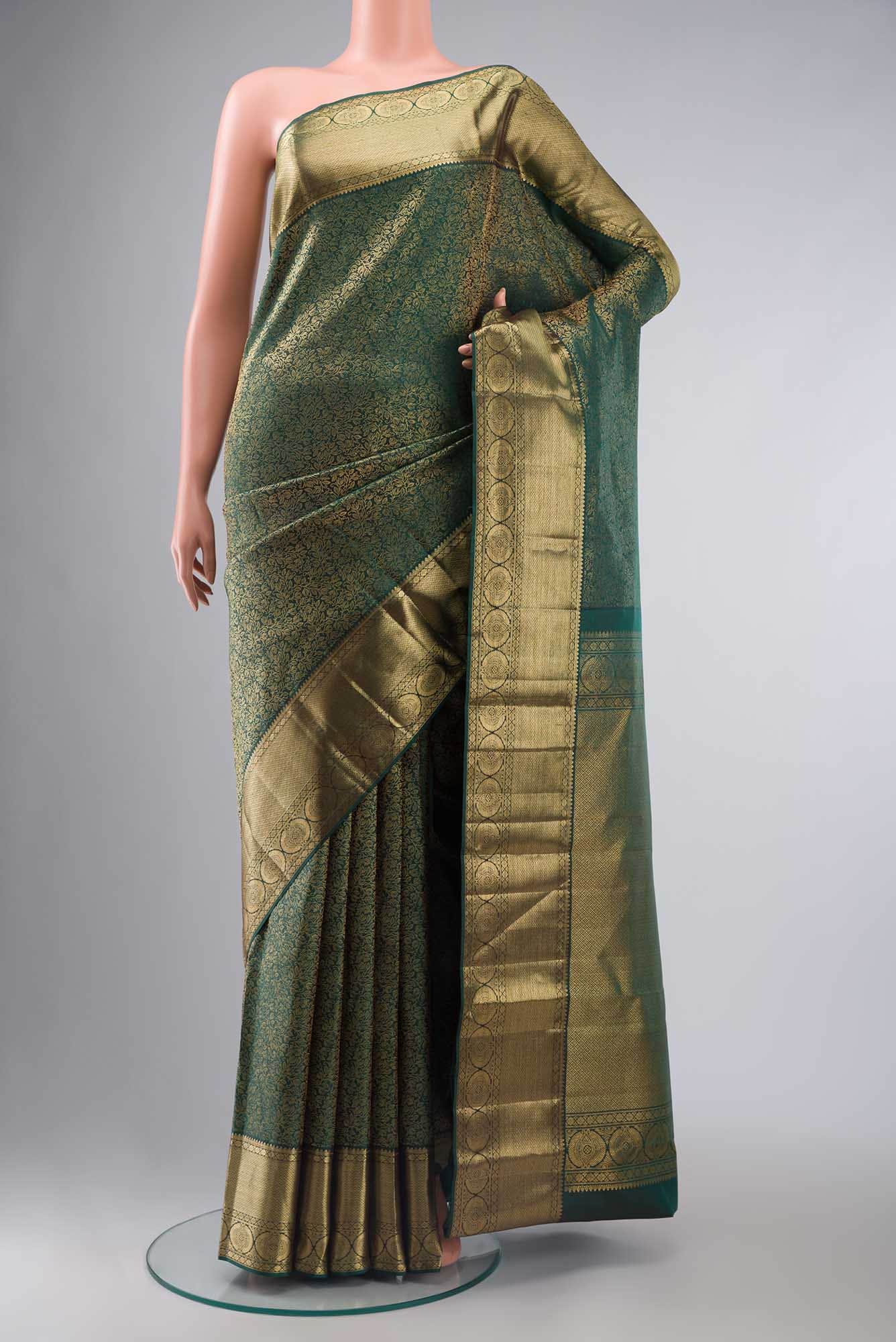 Green Kanchipuram Silk Saree