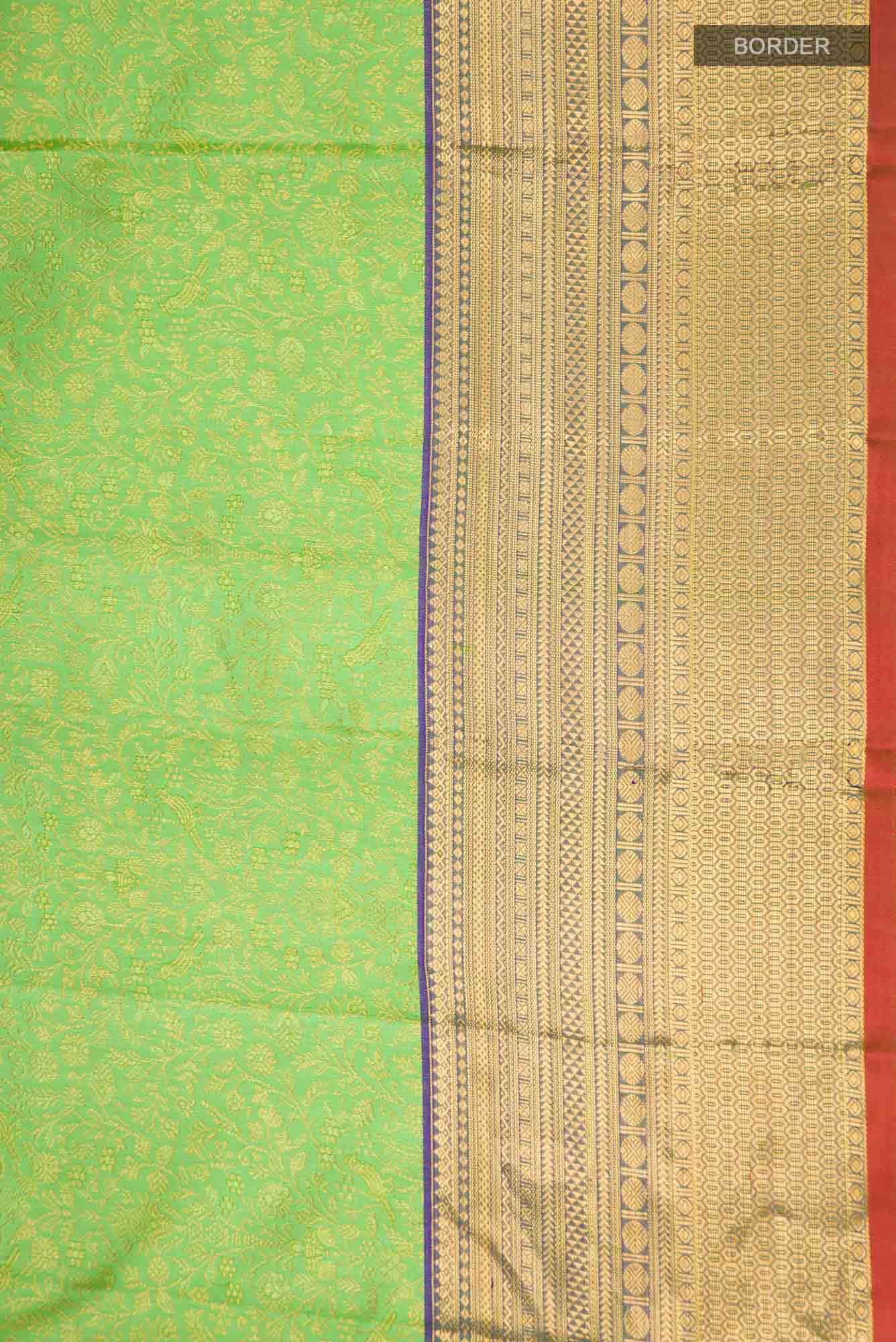 Green Kanchipuram Silk Saree