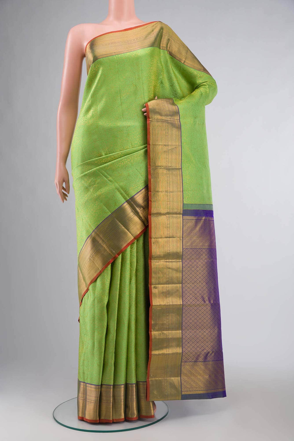 Green Kanchipuram Silk Saree