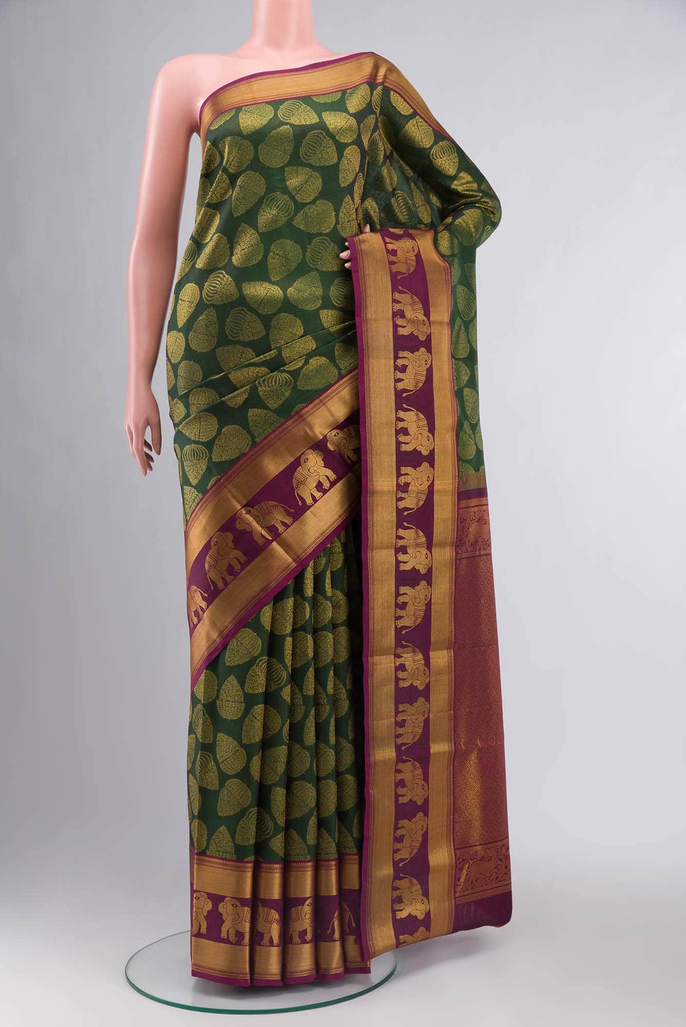 Green Kanchipuram Silk Saree