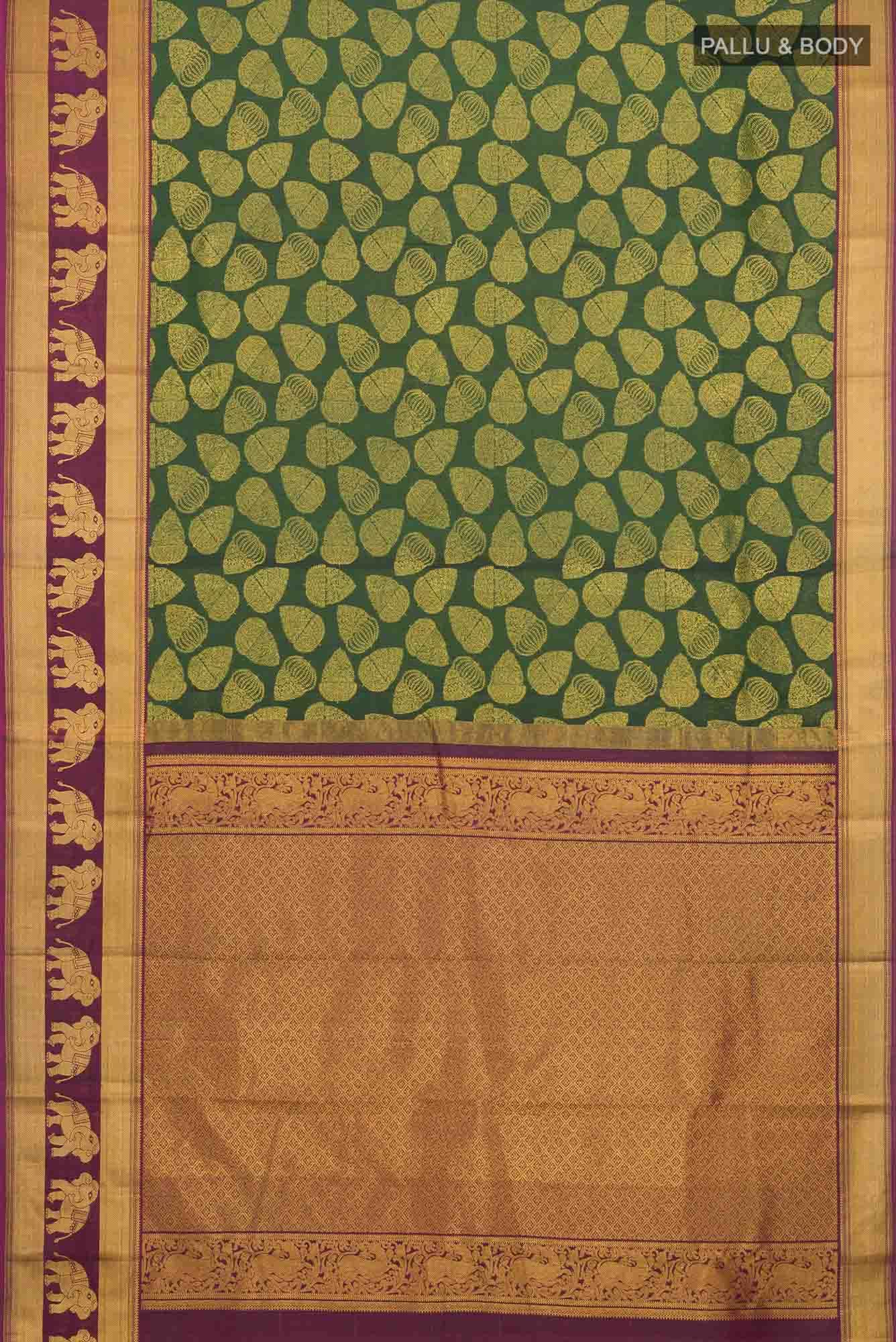 Green Kanchipuram Silk Saree