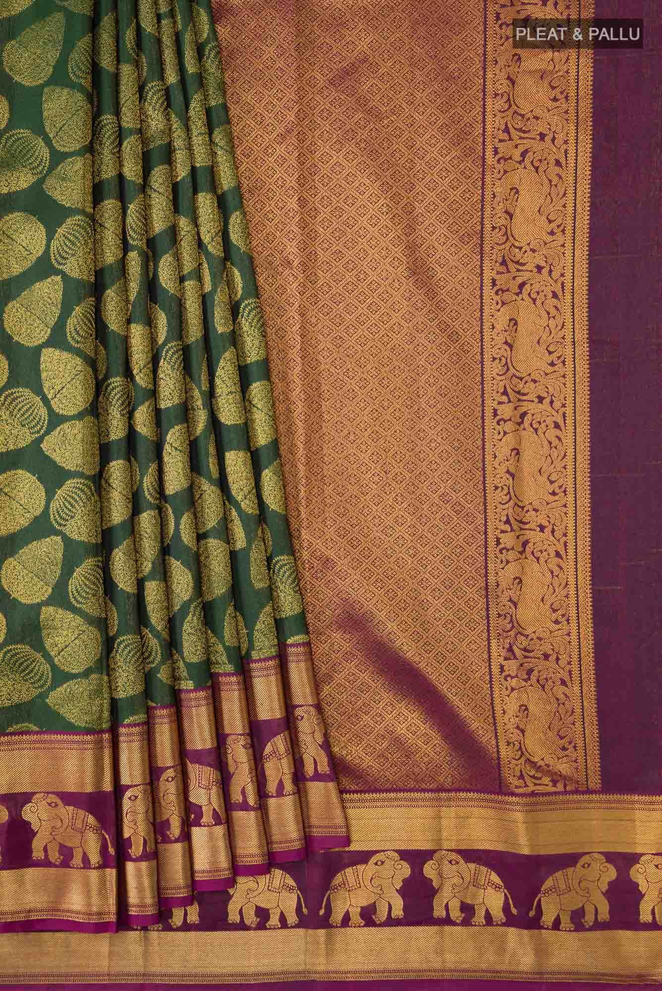 Green Kanchipuram Silk Saree