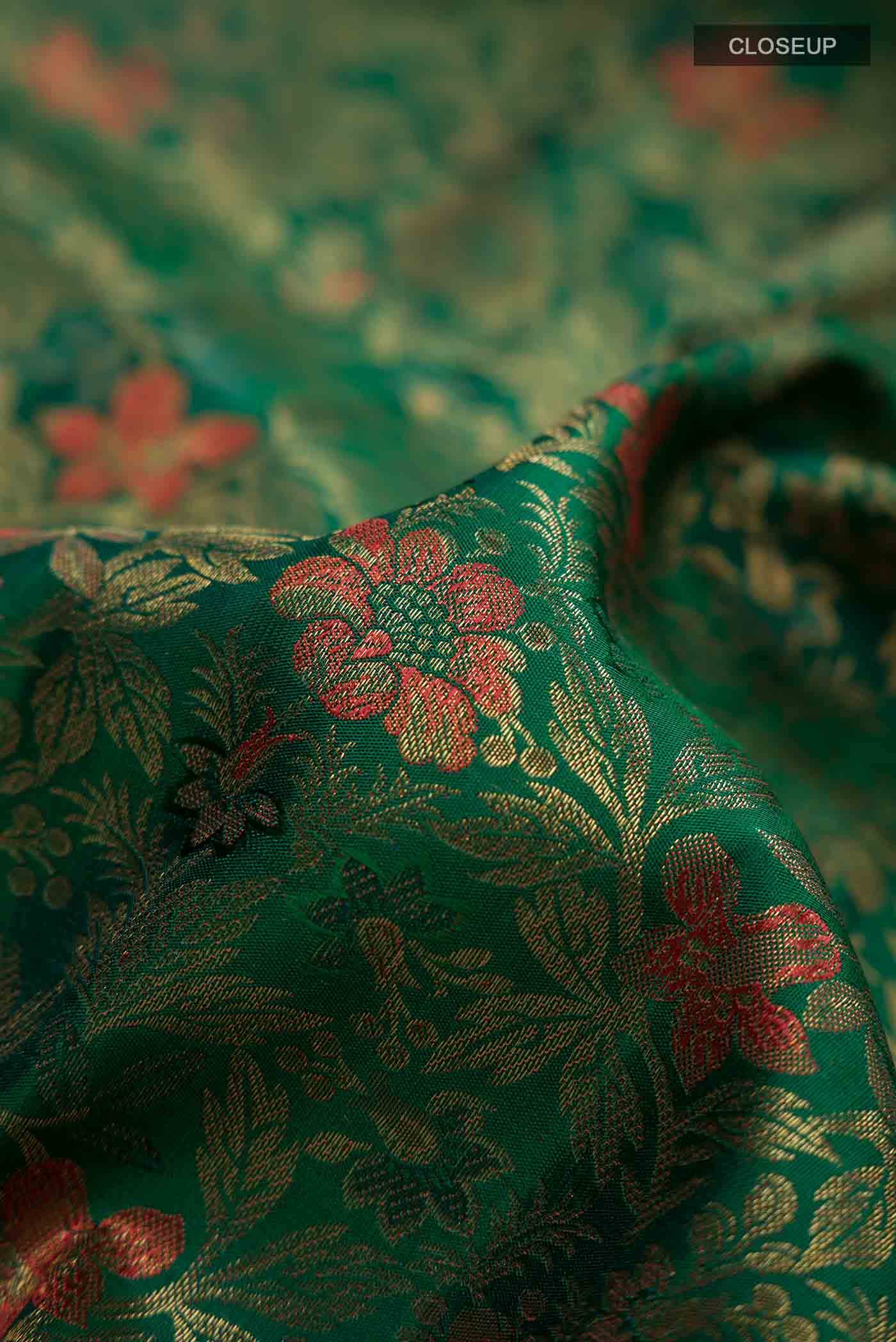 Green Kanchipuram Silk Saree