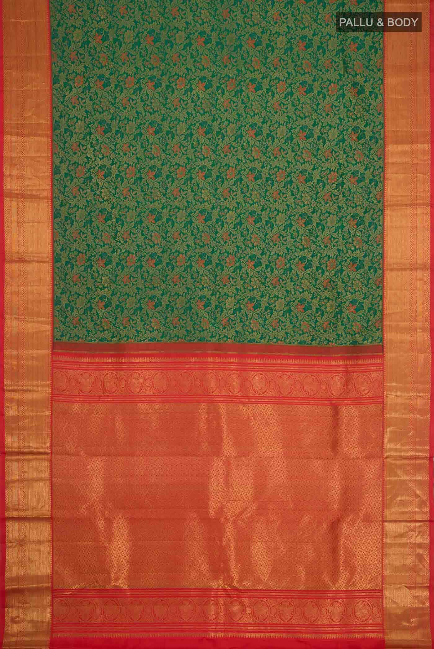 Green Kanchipuram Silk Saree