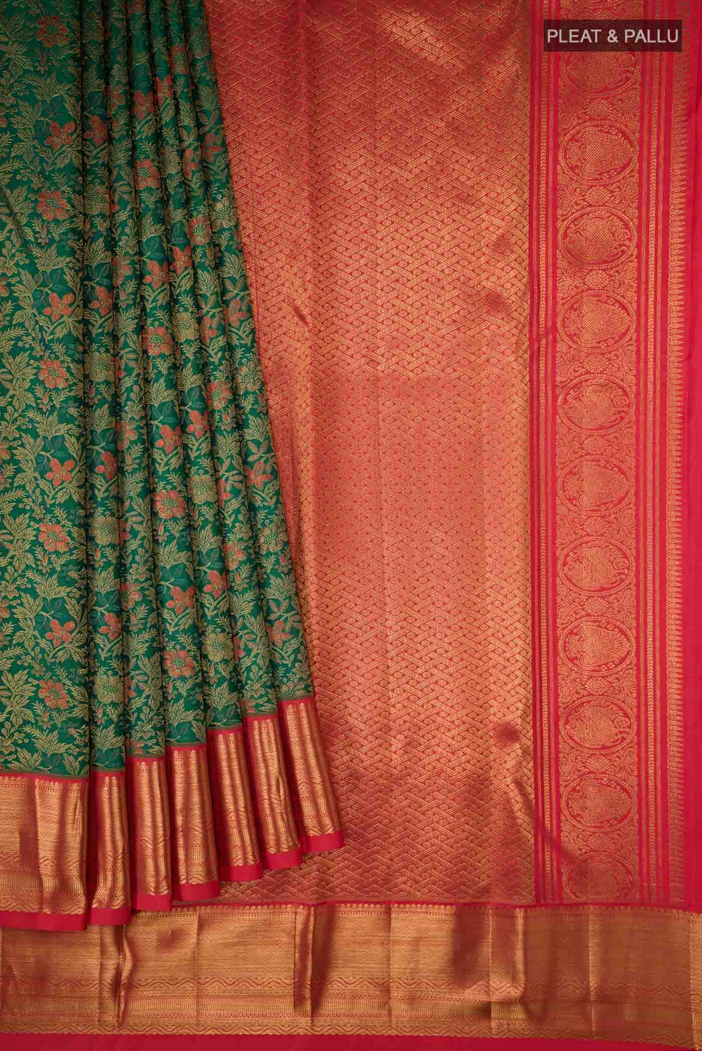Green Kanchipuram Silk Saree