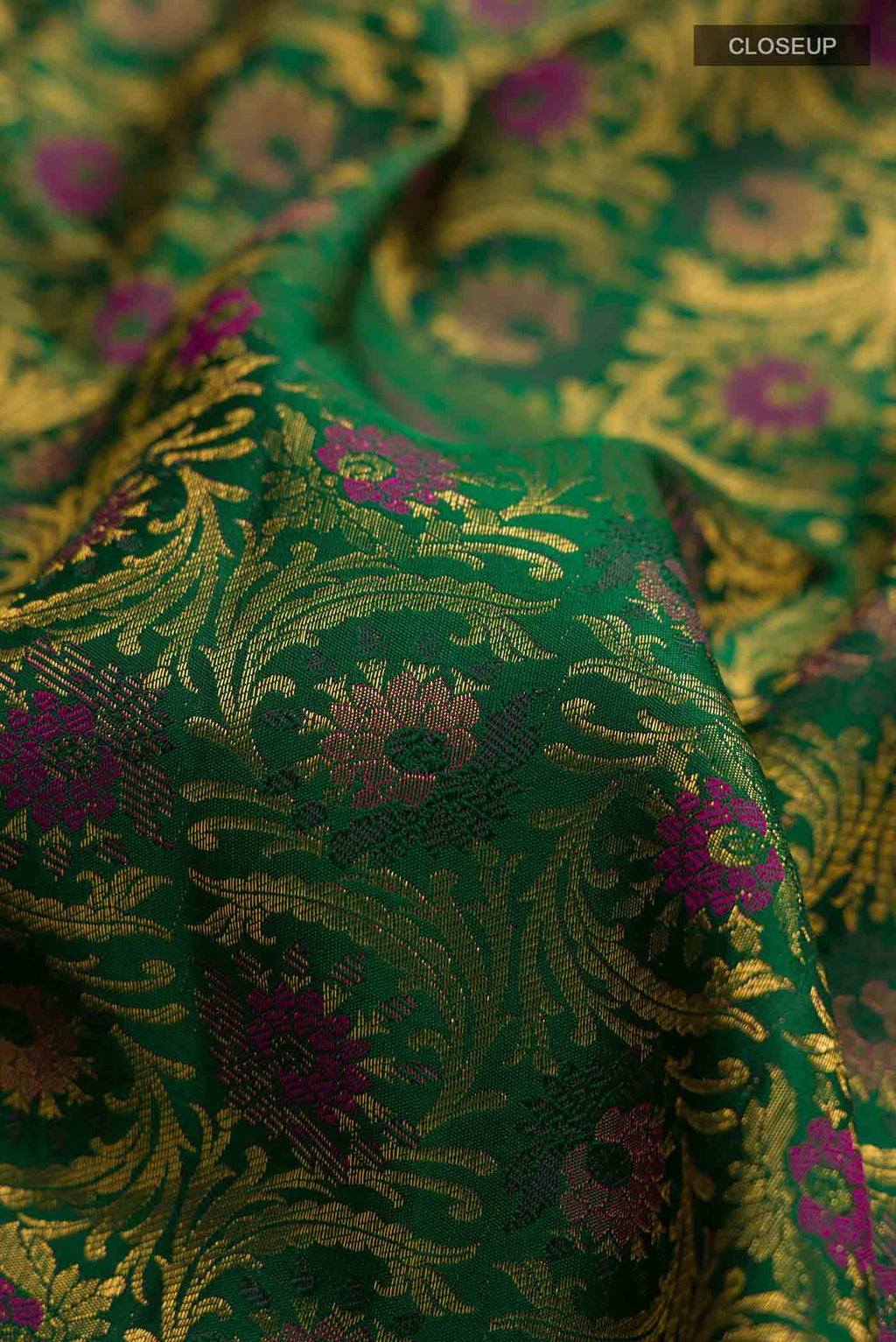 Green Kanchipuram Silk Saree