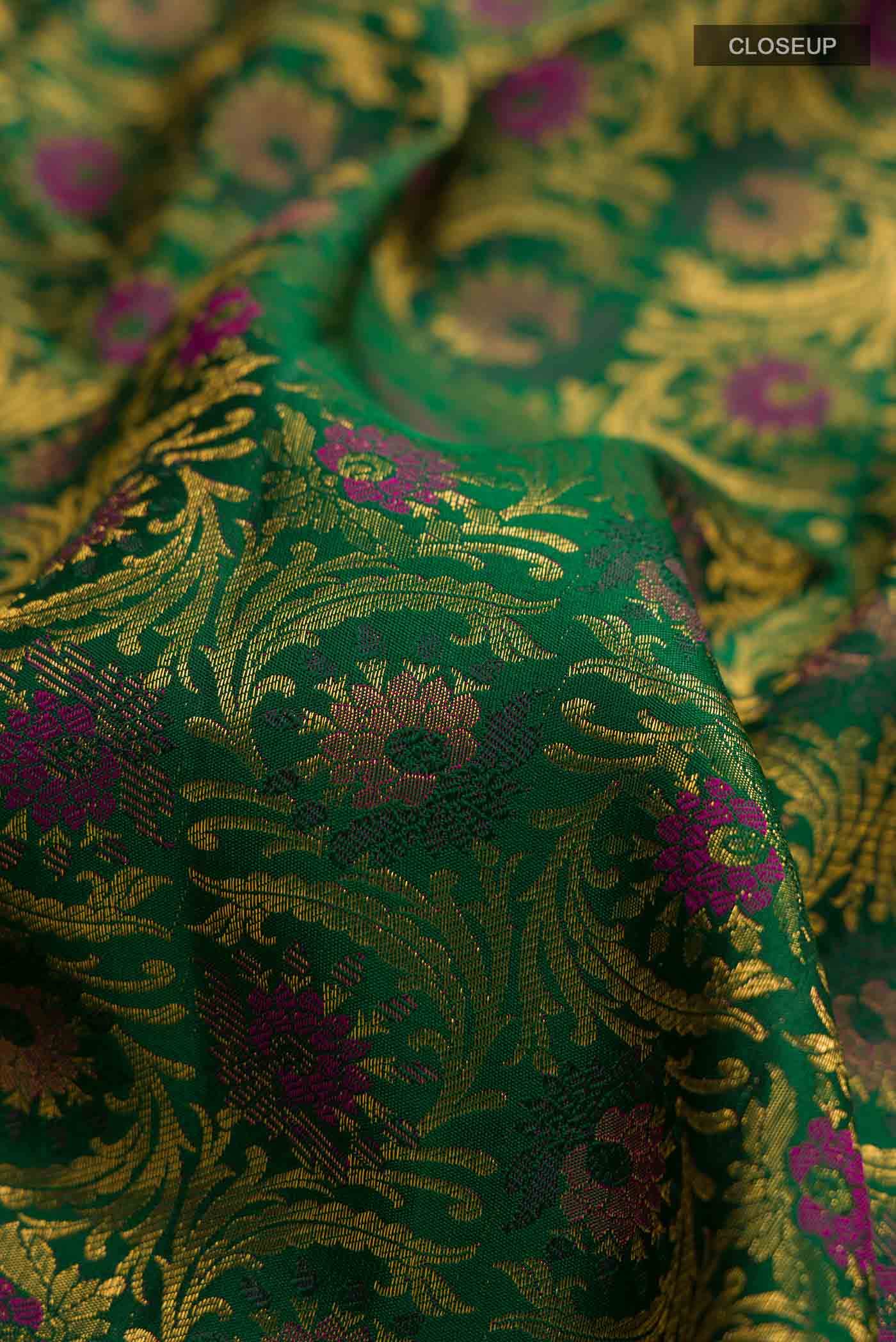 Green Kanchipuram Silk Saree