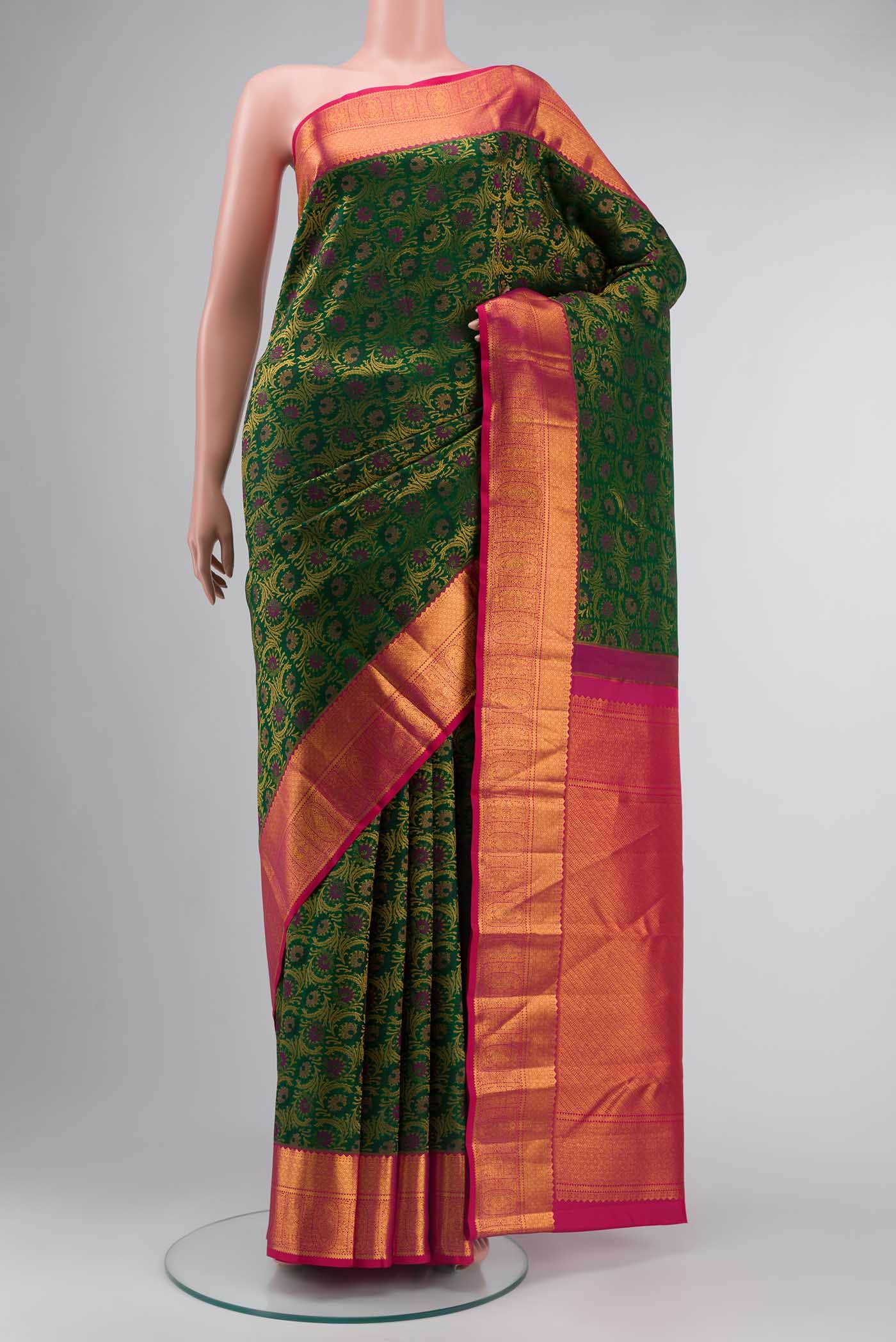 Green Kanchipuram Silk Saree