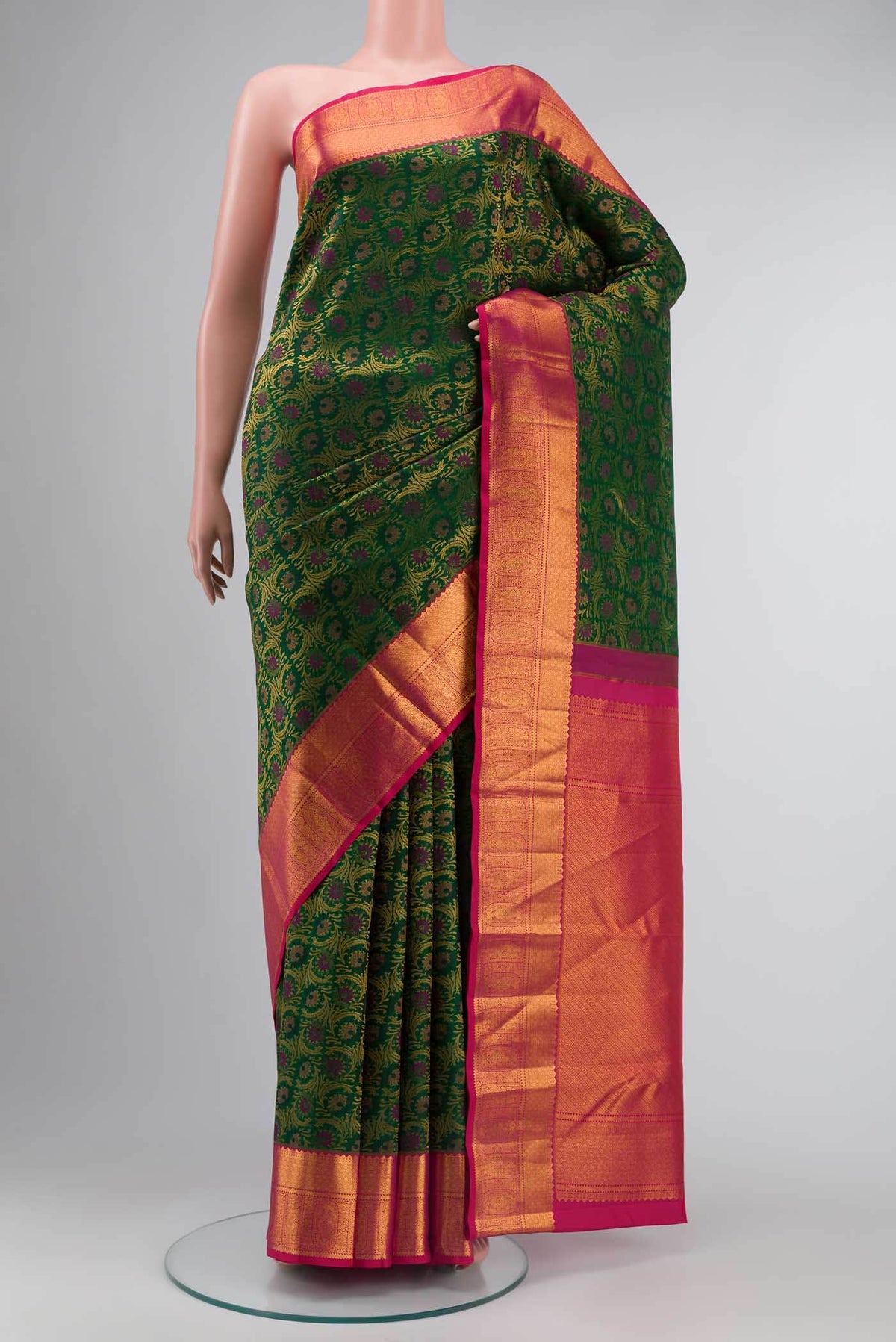 Green Kanchipuram Silk Saree