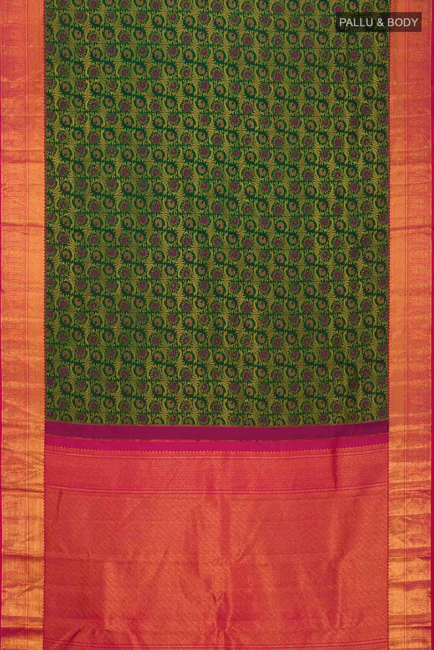 Green Kanchipuram Silk Saree