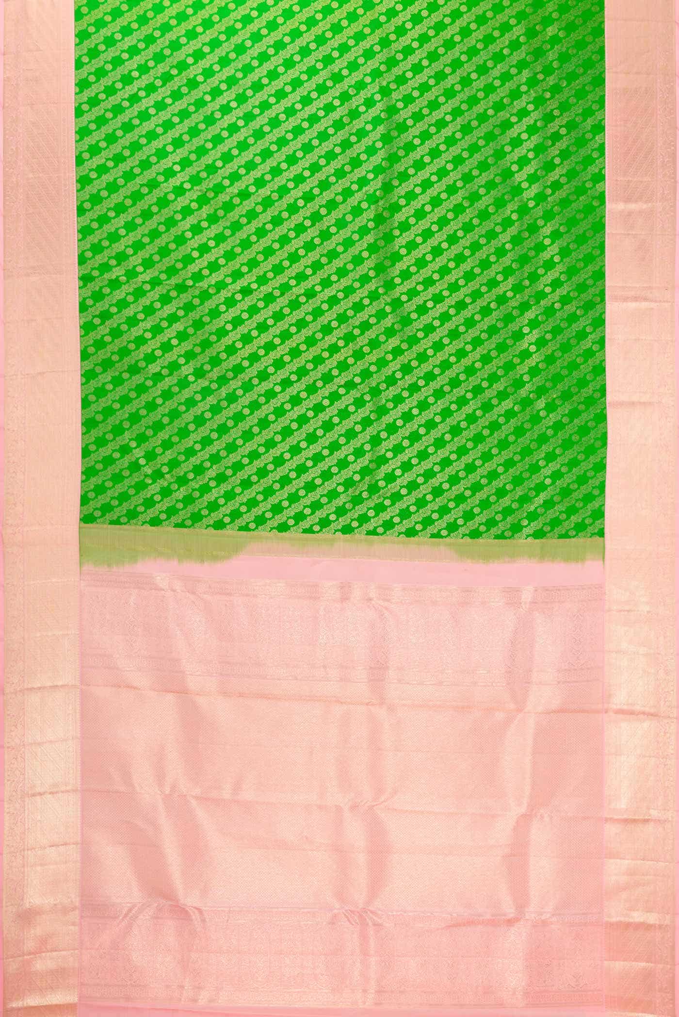 Green Dual Tone Kanchipuram Silk Saree