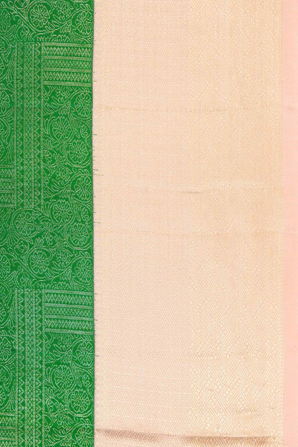 Green Dual Tone Kanchipuram Silk Saree